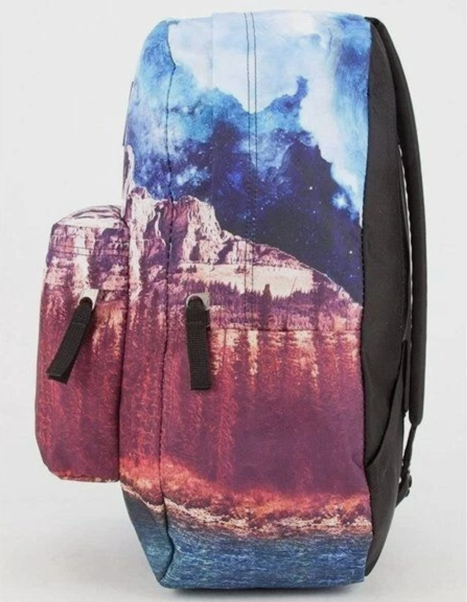 JanSport High Stakes Student Backpack Cross Town Brasilia Hustle Agate Skies