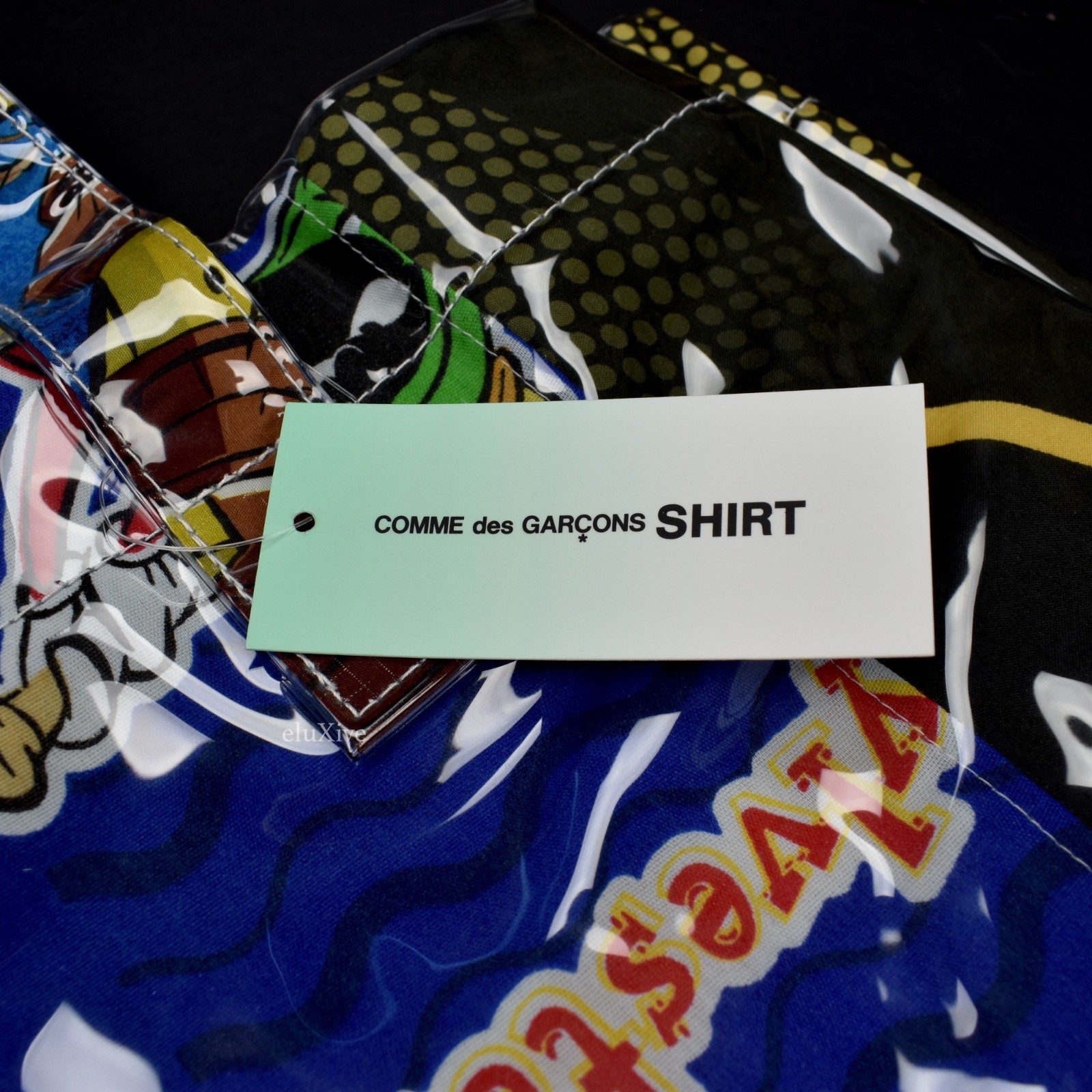 NWT Comme des Garcons CDG Vintage Bugs Bunny Bedsheet PVC Tote Bag DS AUTHENTIC