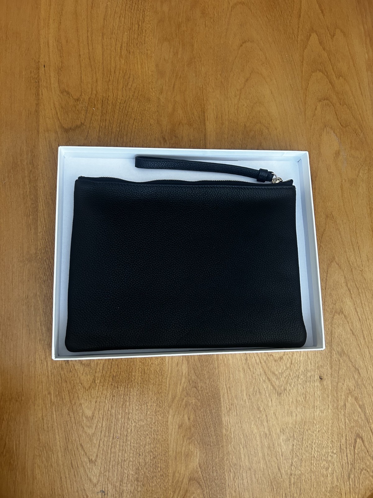 Aimé Leon Dore Large Jet Black Large Leather Pouch