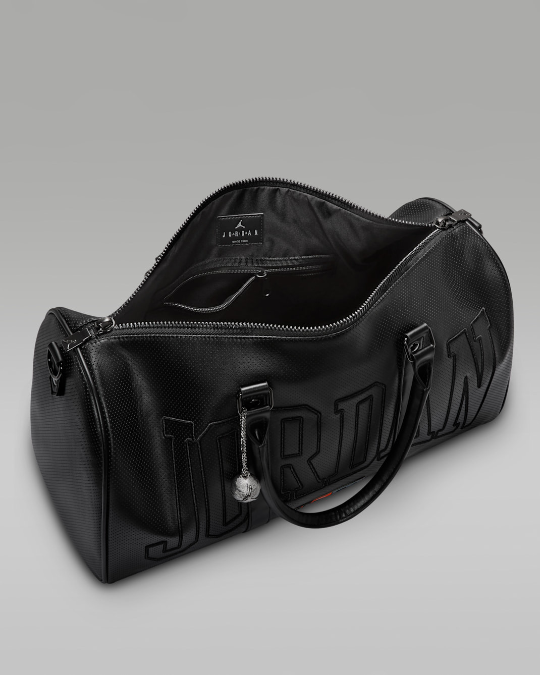 Nike Jordan Perforated Duffel Bag (25L) Black IR8410-010