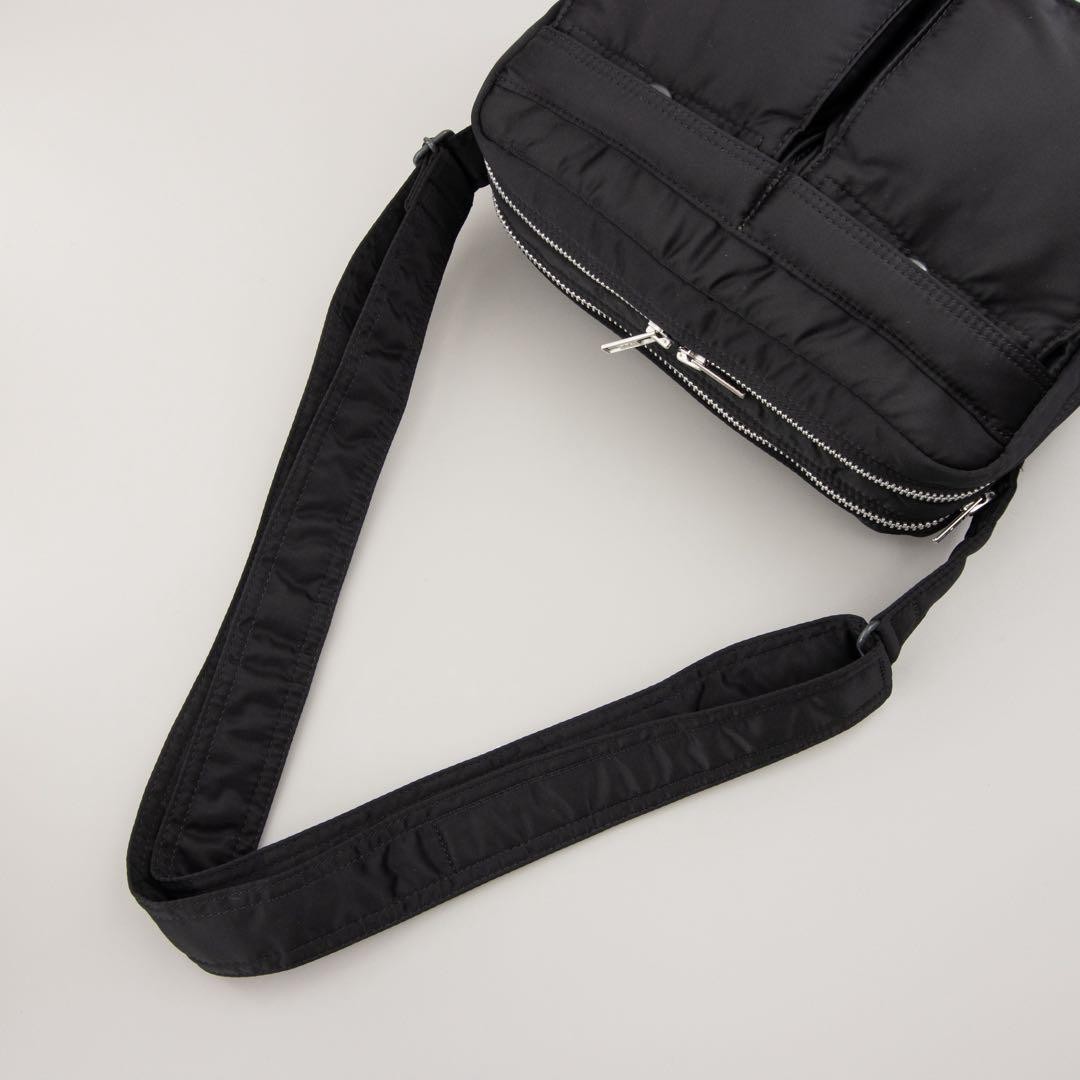 Authentic Porter/Tanker Nylon Shoulder Bag 8.75 in Black Authentic Japanese Bran