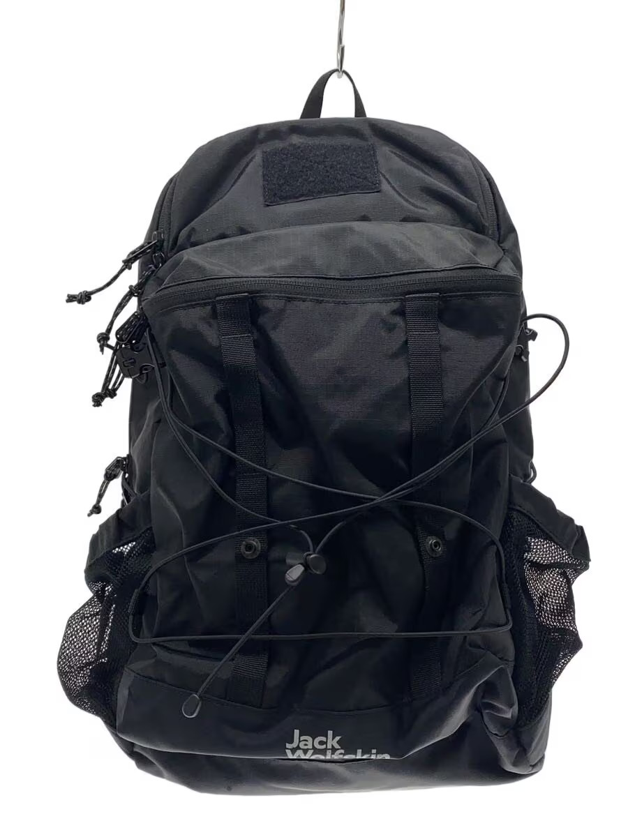 Jack Wolfskin Backpack Nylon Black Solid Color