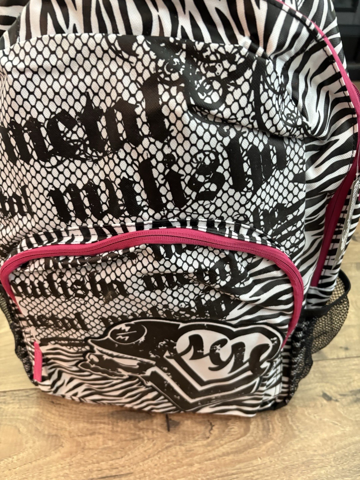 NOS Rare Y2K Metal Mulisha Backpack Skate Skull Laptop School BMX
