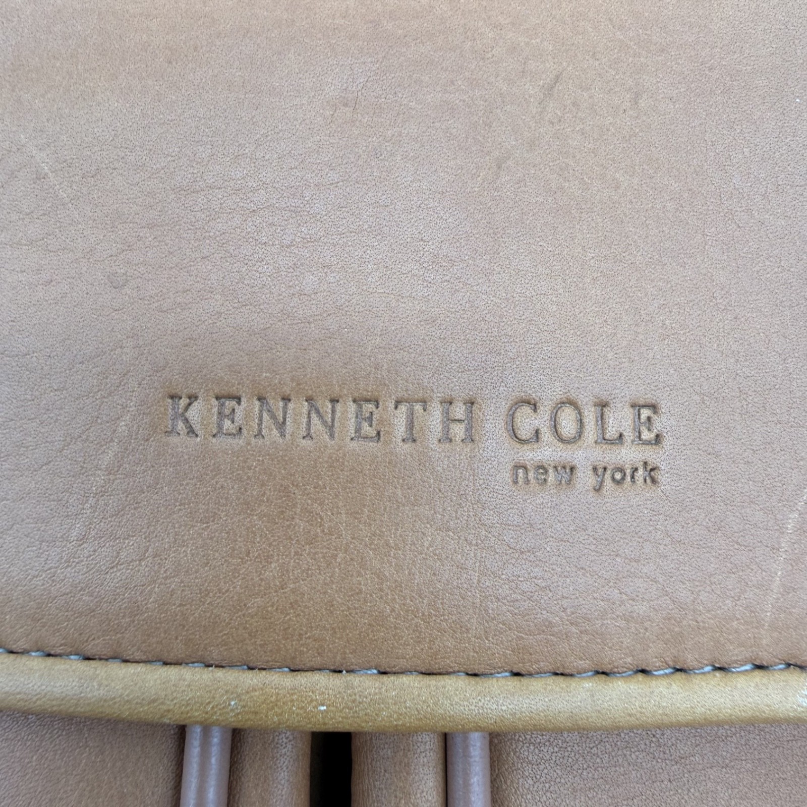 Kenneth Cole New York, leather messenger Laptop / Briefcase shoulder bag