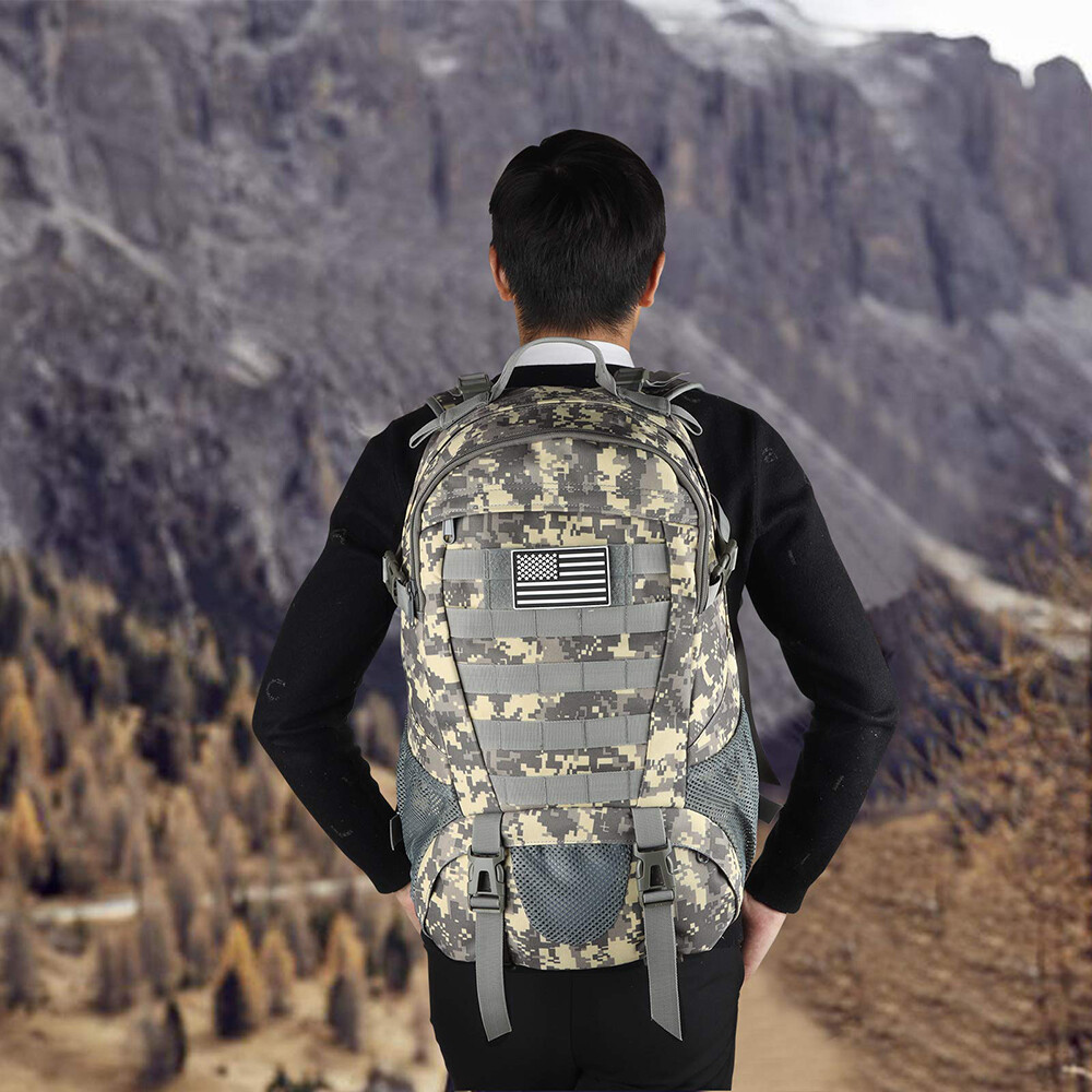 American Flag Tactical Backpack 30L – Military Grade Molle System Daypack