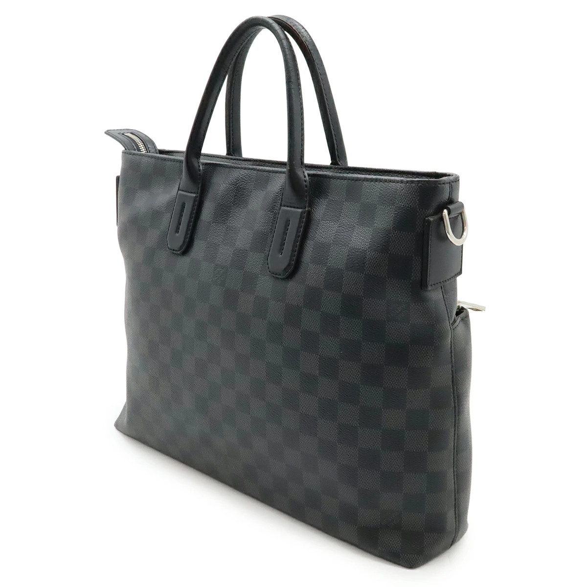 Louis Vuitton Damier Graphite 7DW Briefcase Business Bag Document Shoulder Bag