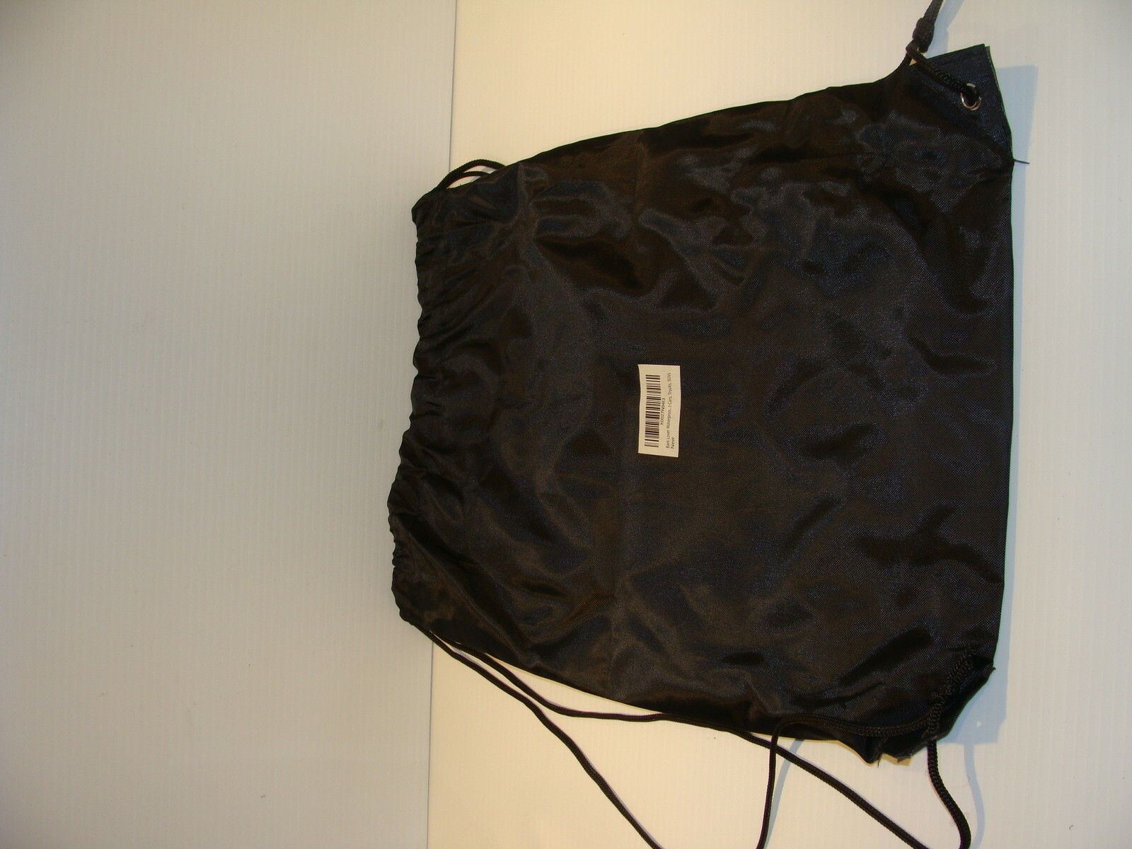 BARK LOVER DRAWSTRING BAG NEW BLACK & YELLOW 13 1/2″ X 18 1/4″