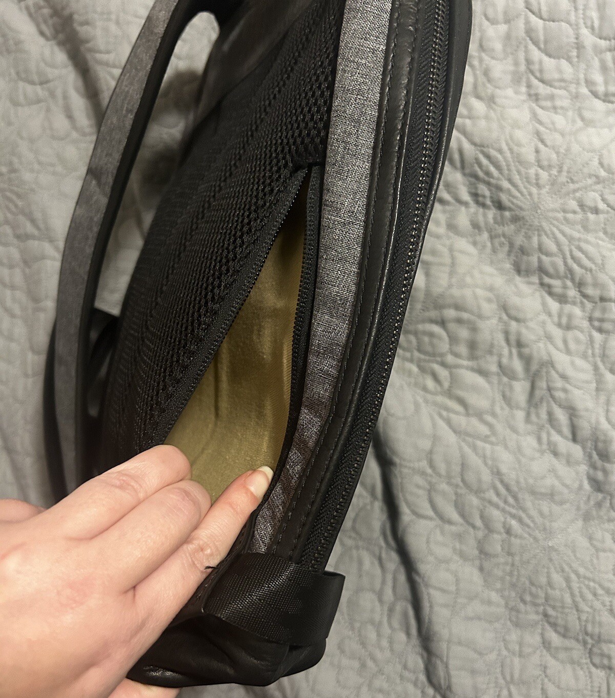 NEW BOCONI Recycled Polyester & Leather Backpack ( DEFECT)