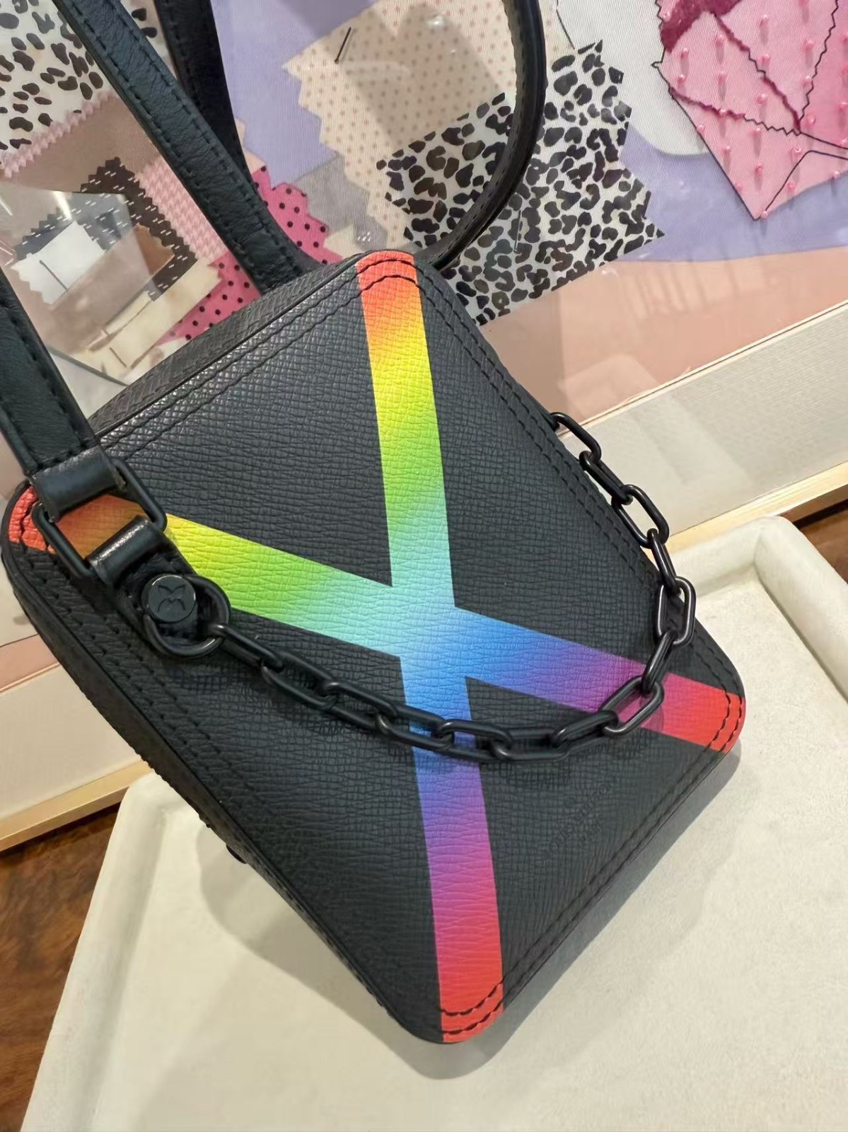 Louis Vuitton Limited Edition Danube Messenger Rainbow
