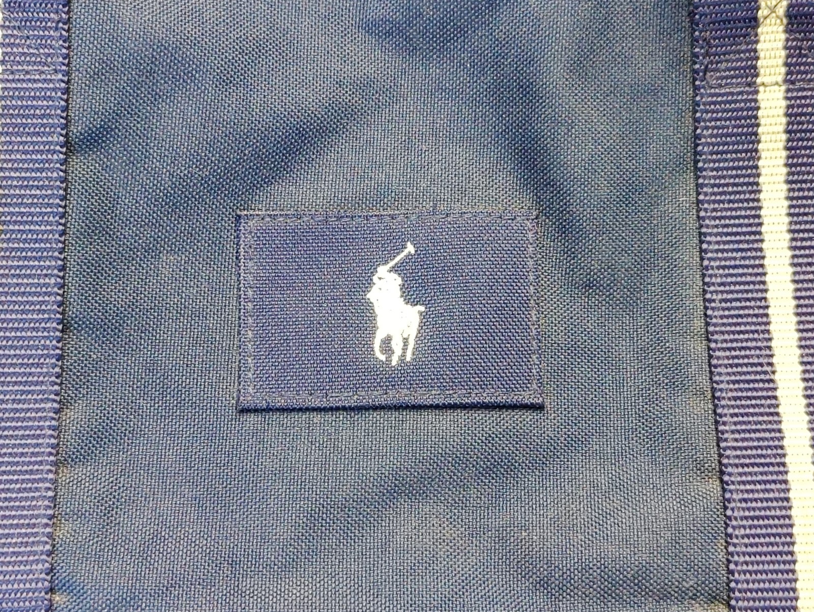 Polo Ralph Lauren -ROYAL BLUE CANVAS DUFFLE BAG -Weekend Travel Gym -22″ x 12″