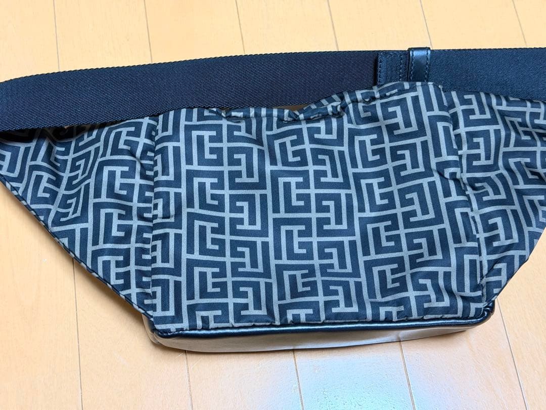 BALMAIN Monogram Body Bag Waist Pouch