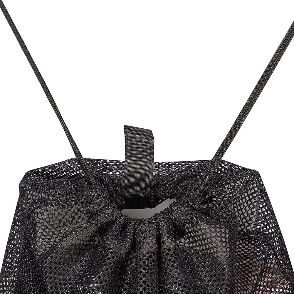 Mesh Drawstring Backpack Large Mesh Pull String Bag Draw String Back Bag Ligh…