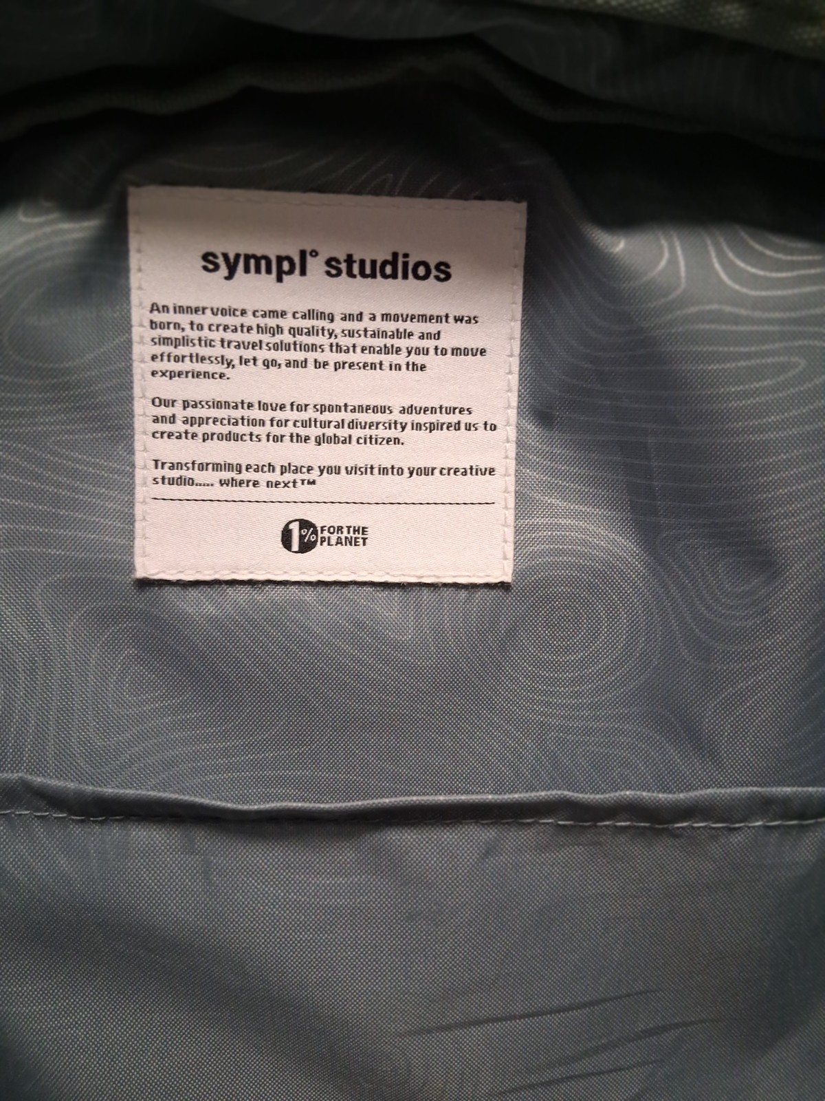 Sympl Studios Black Technical Backpack Cordura Laptop Travel Bag