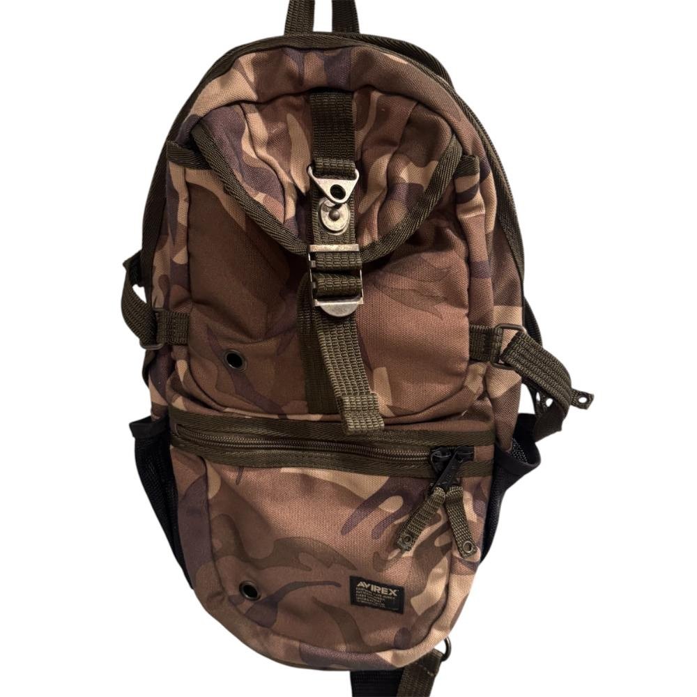 Avirex Men’s Camouflage Shoulder Bag Khaki AB Condition