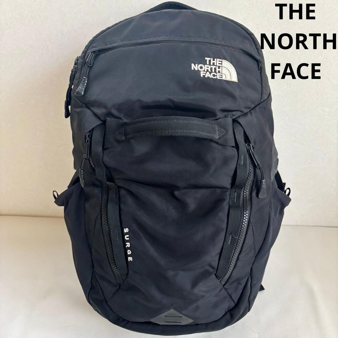 The North Face Surge Backpack Black 50cm High 31cm Wide 17cm Depth
