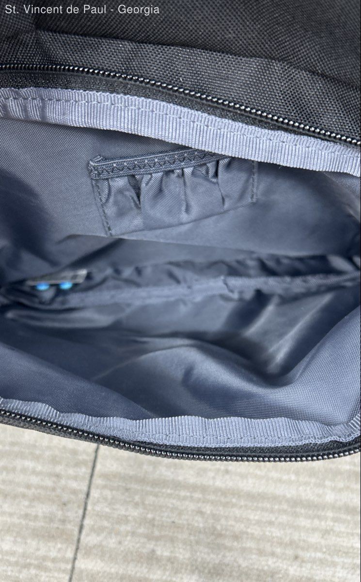 Adidas Classic 3S 4 Backpack Fits 16″ Laptop Jersey Black Bookbag Great Cond.