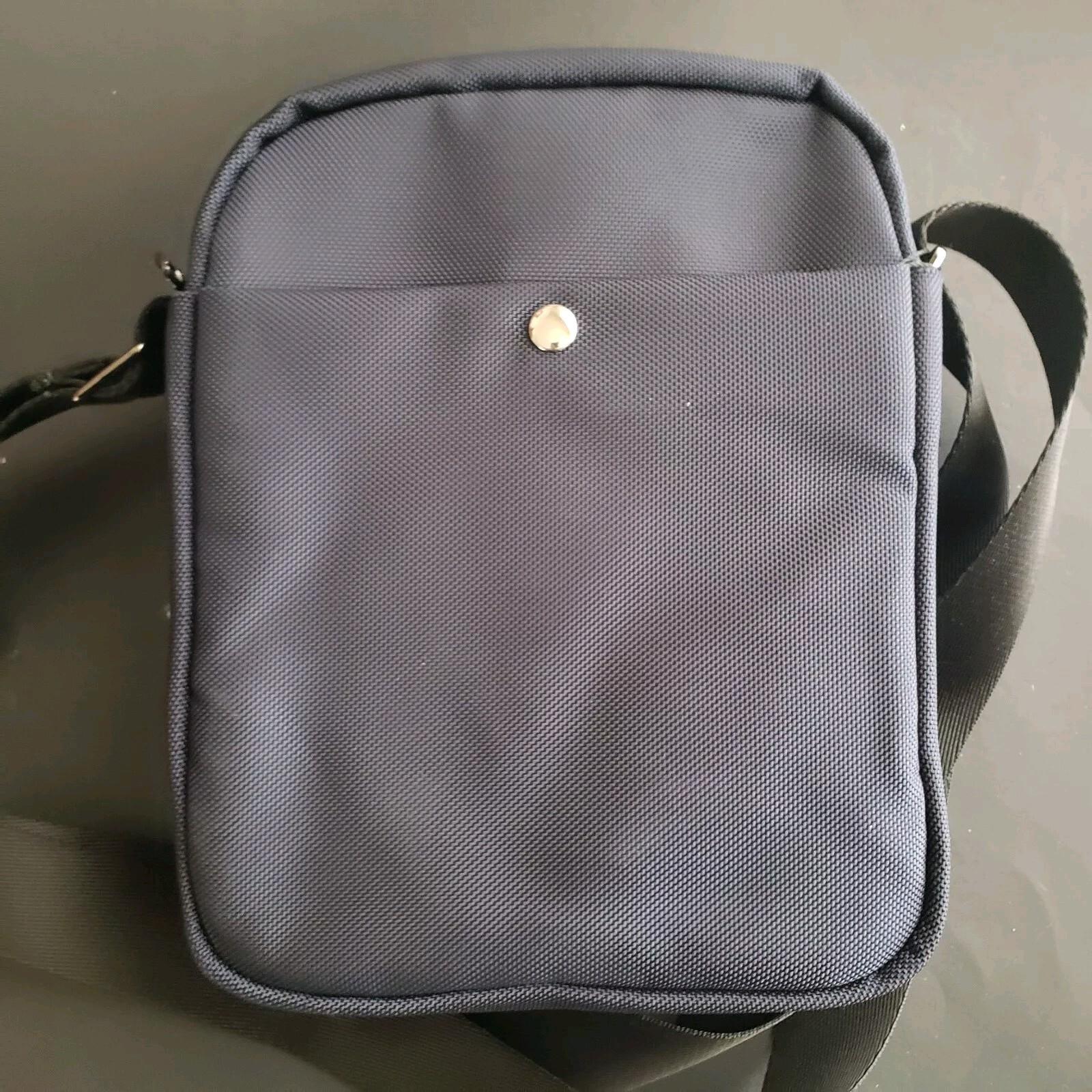 Artic Hunter Navy Blue & Black Adjustable Zip Men’s Cross Body Bag Travel New