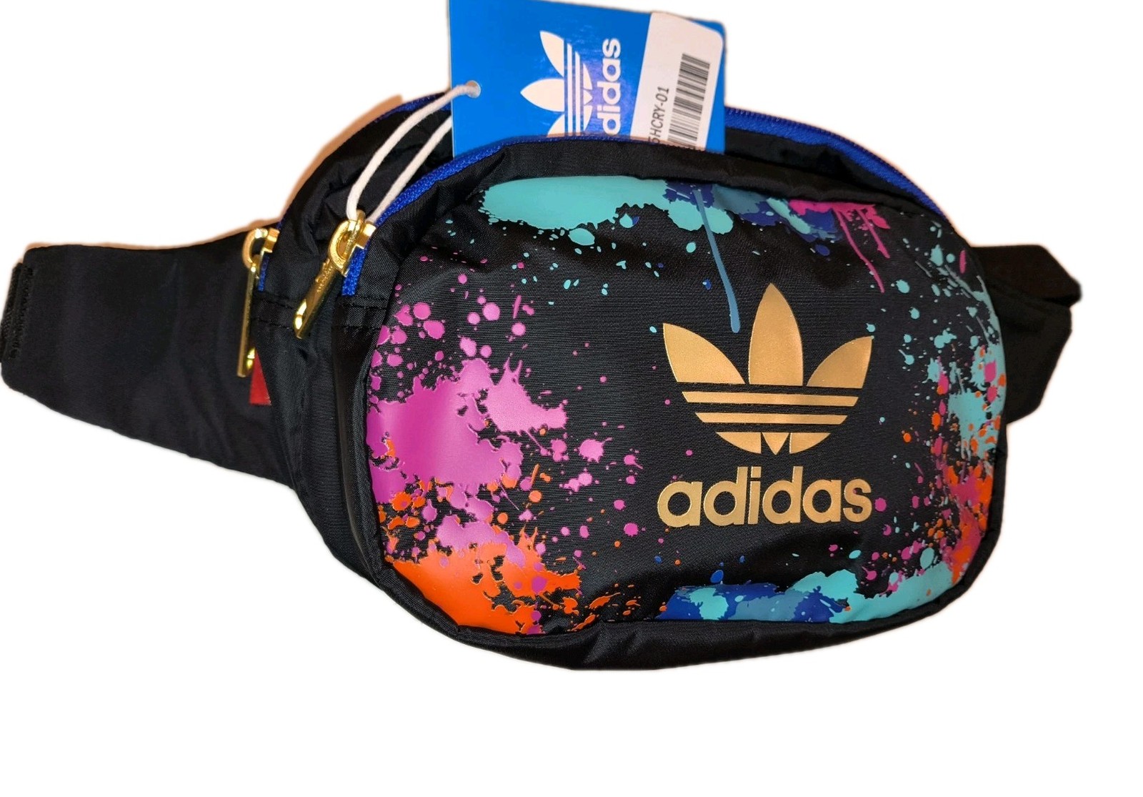 Adidas / Graffiti Splat SPORT 2.0 Waist pack / Festival Bag / IR2413 / Rare !