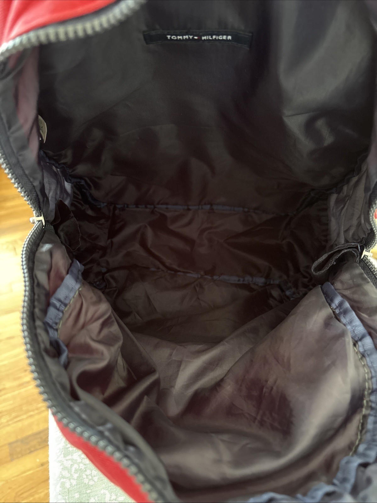 Tommy Hilfiger Backpack 100% Cotton Americana Nautical Colorblock Preppy
