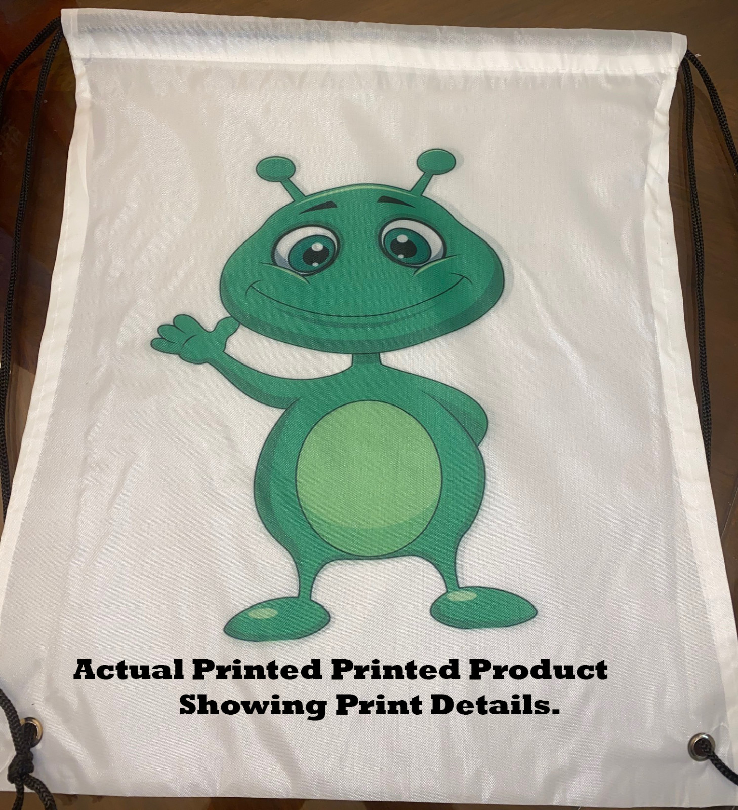 Personalized Nylon Custom Drawstring Backpacks Wholesale
