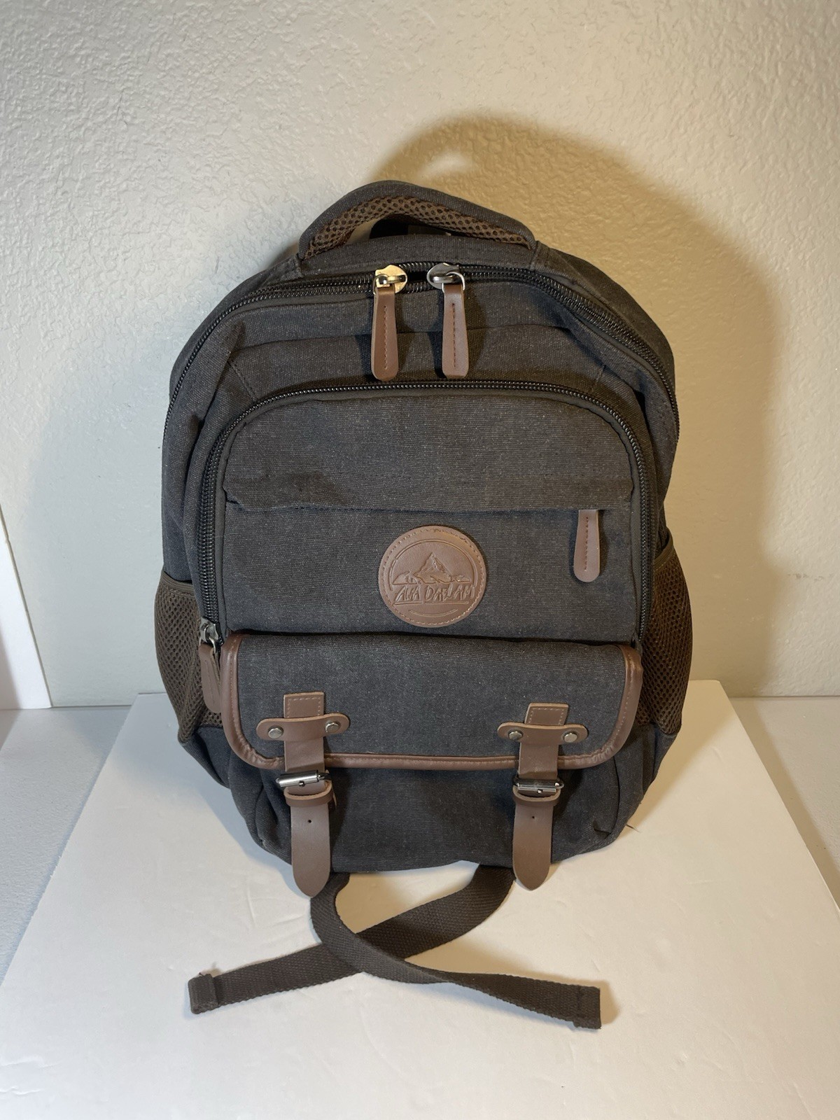 Laptop Backpack Black Brown School Work Hiking Backpack Ama Dablam