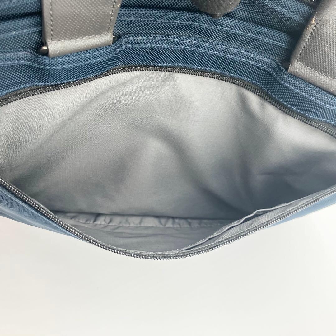 TUMI ALPHA 3 Navy Gray Business Bag 2Way Expandable Shoulder A4 Laptop Auth