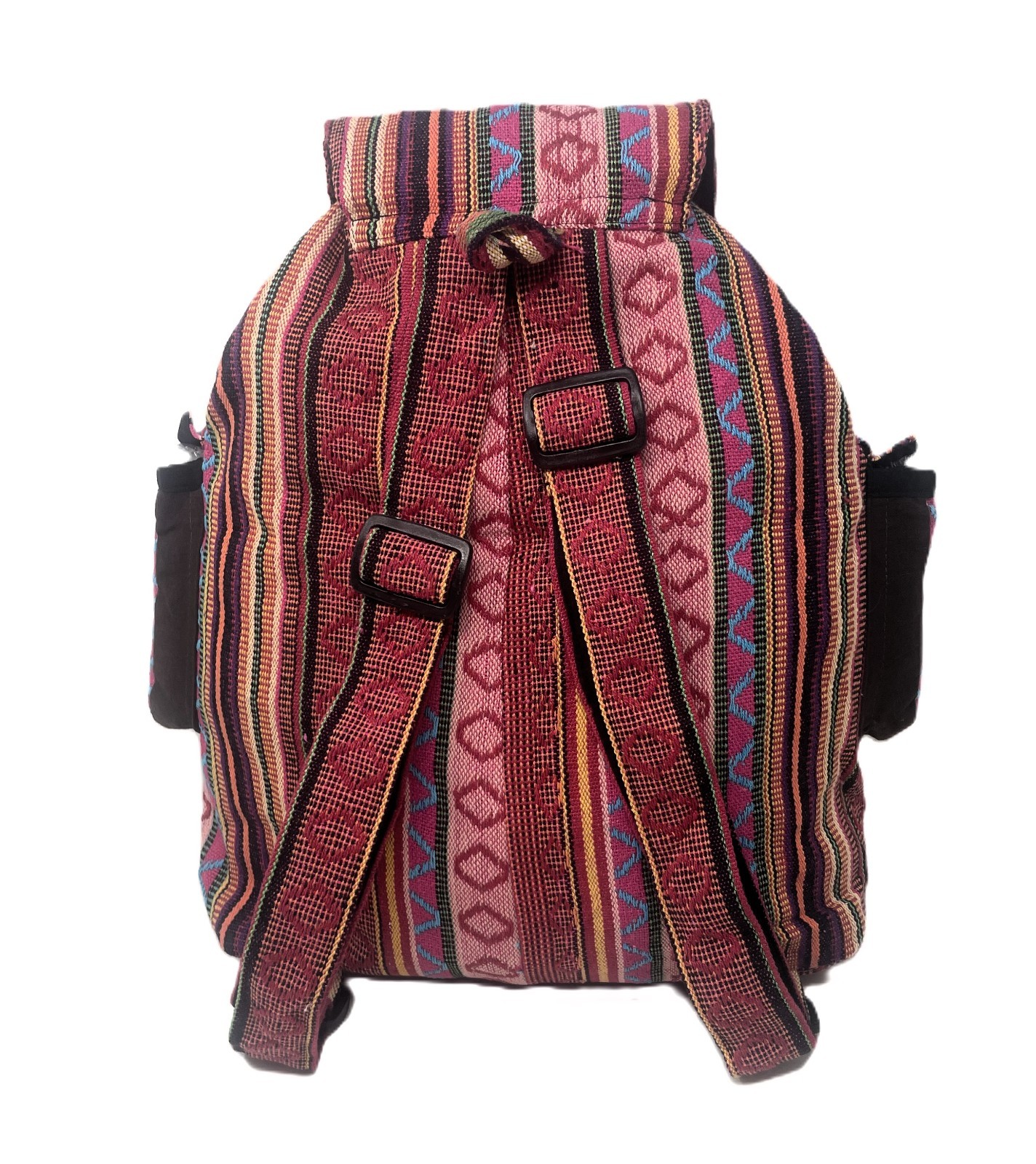 Handmade “Hippied backpack” 100% Cotton Beautiful Colors Design