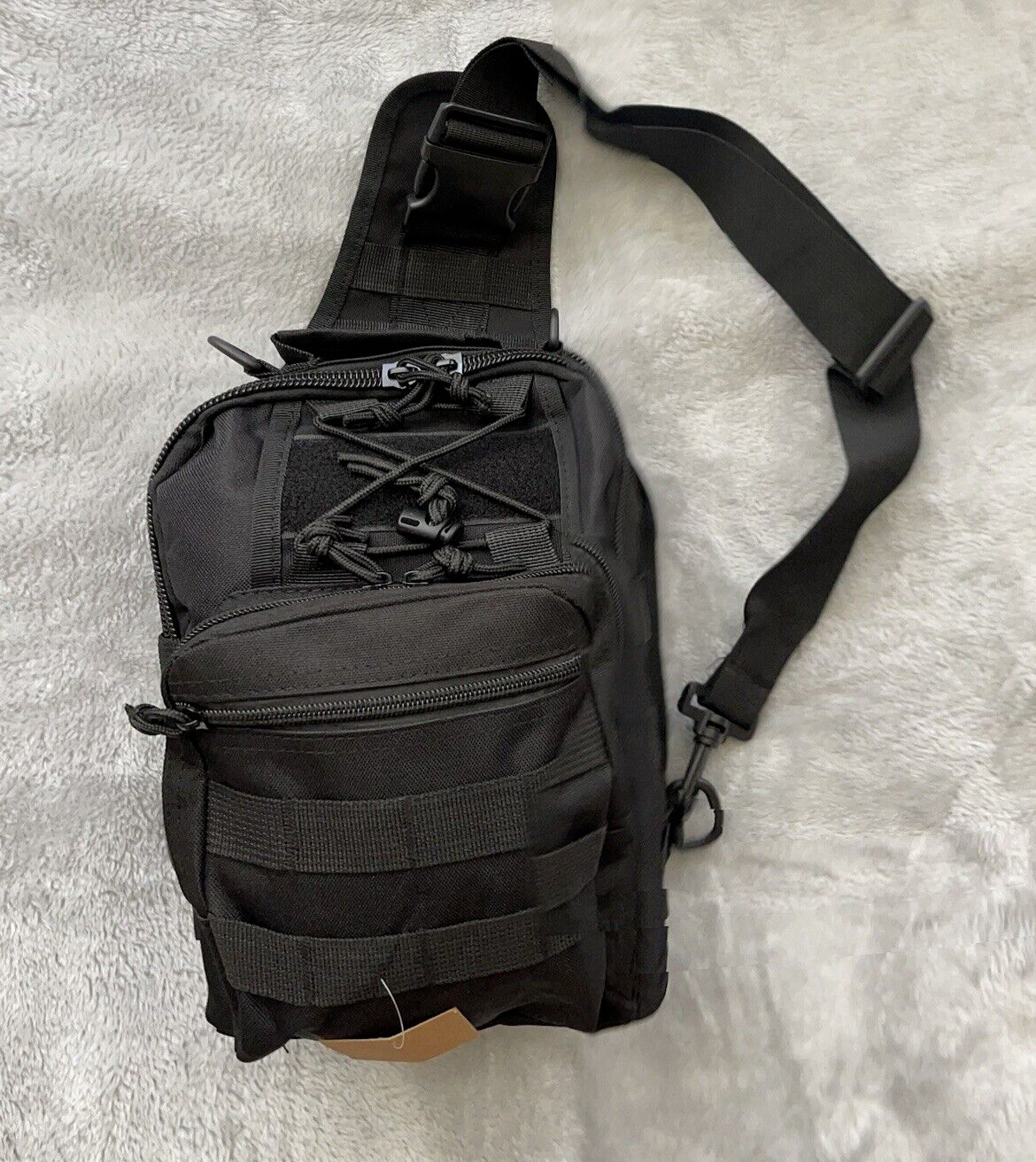 Outdoor Tactical Sling Bag Military Black Crossbody Pack Chest Shoulder Backpack