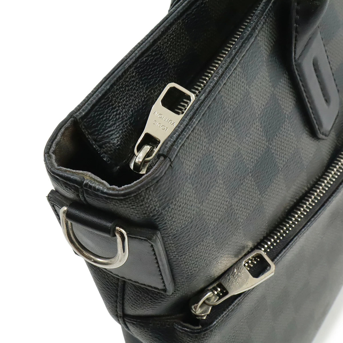 Louis Vuitton Damier Graphite 7DW Briefcase Business Bag Document Shoulder Bag