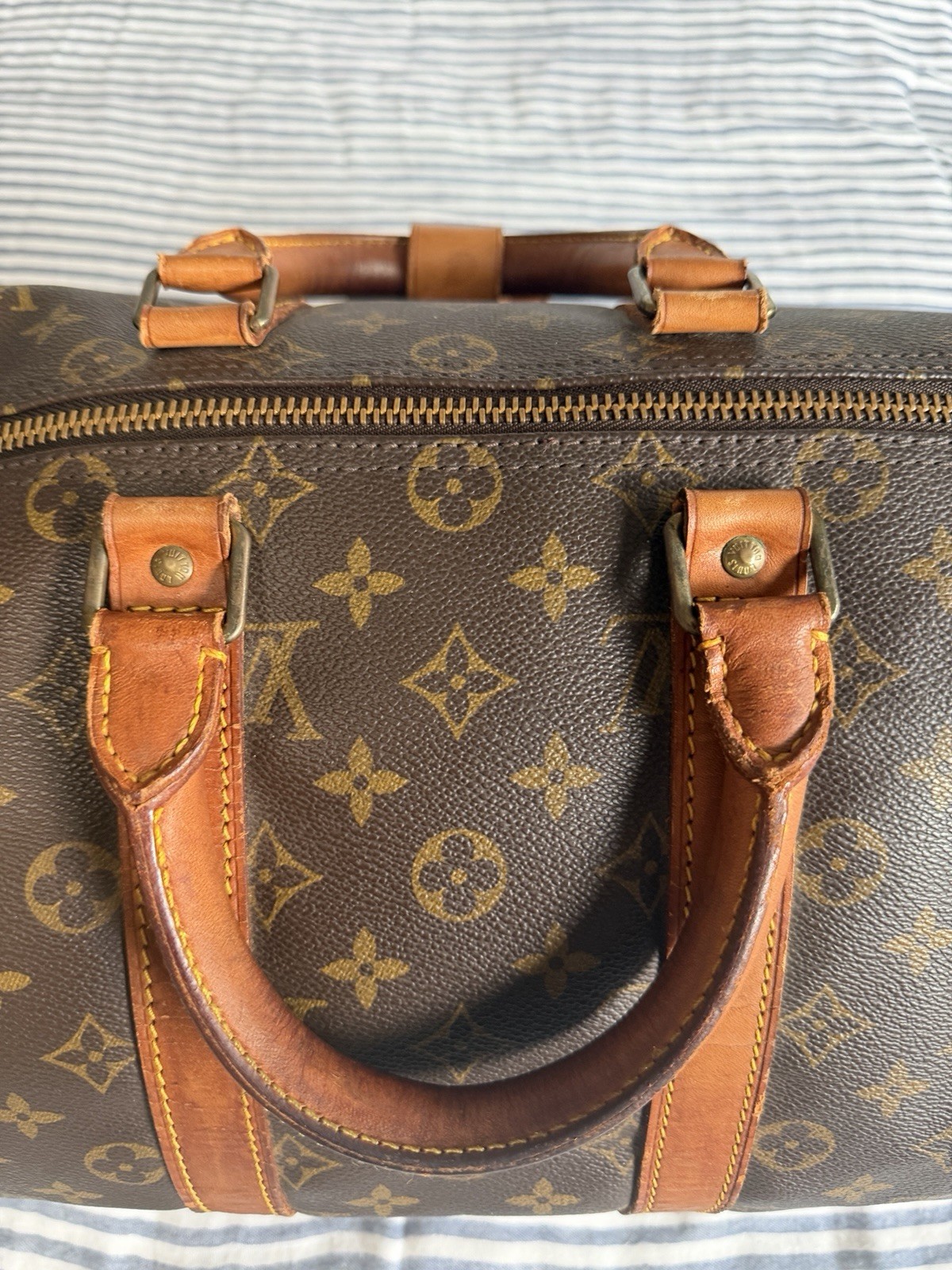 Louis Vuitton Monogram Keepall 45 Boston Bag Travel Bag