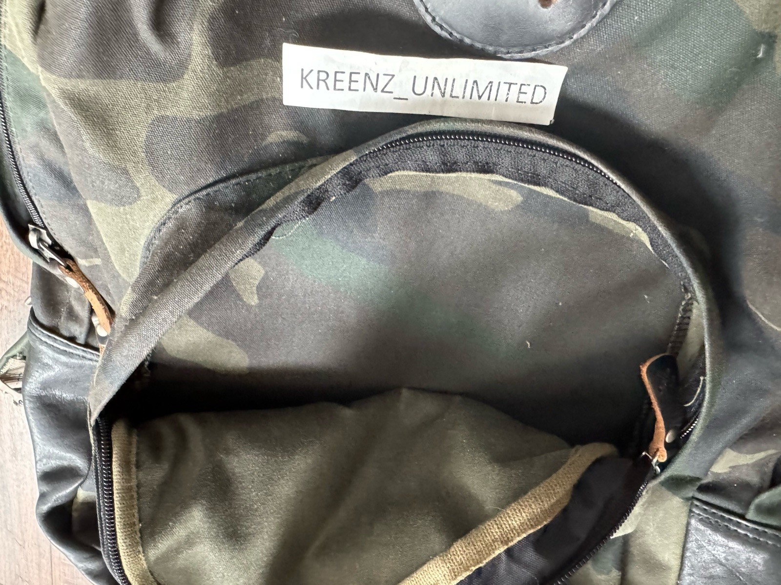 RARE $350 Billy Kirk Standard Issue Backpack in 10 oz. Waxed Canvas – 297 Camo