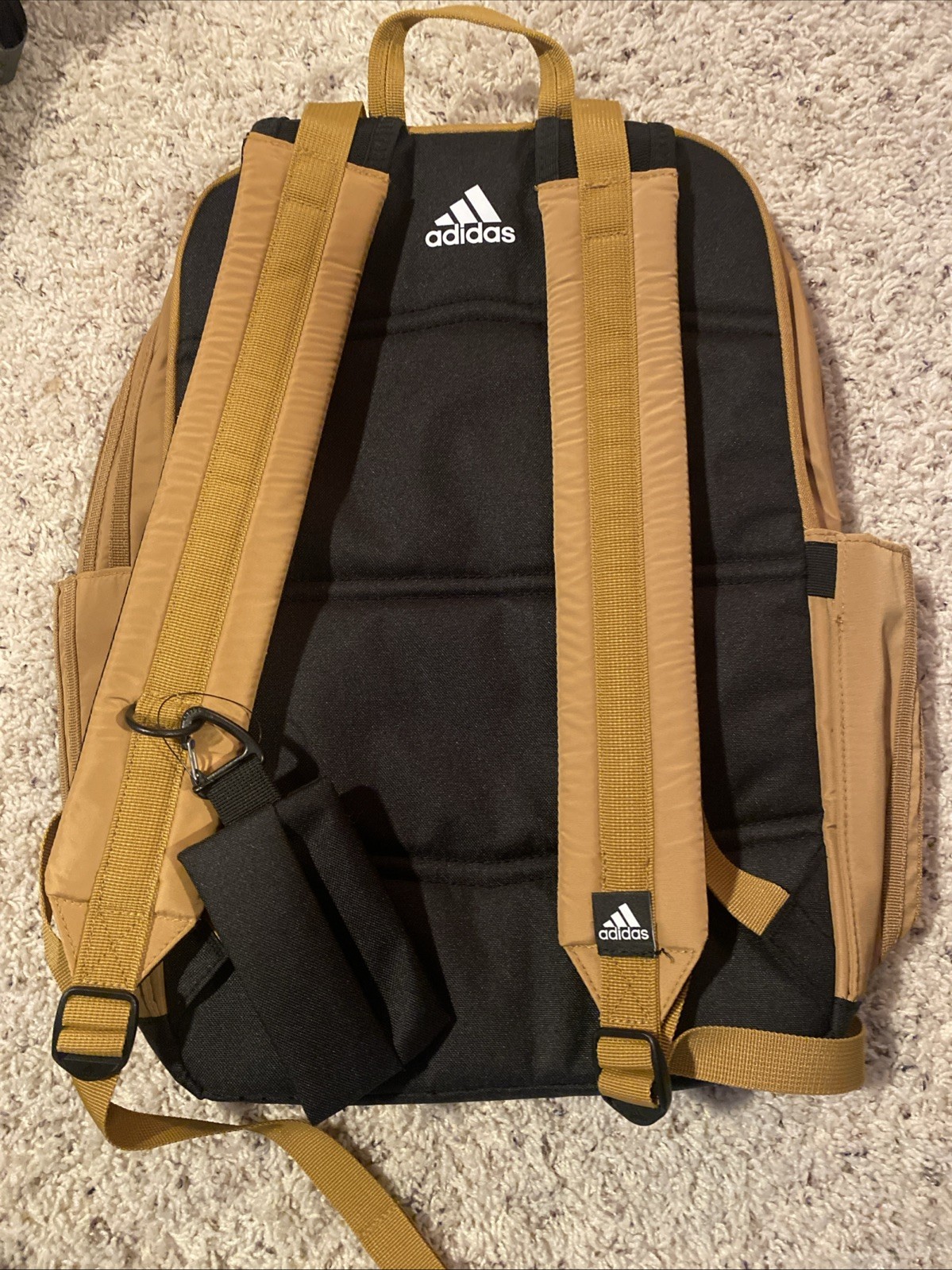 Adidas Iconic 3 Stripe Backpack Mesa Brown/Black