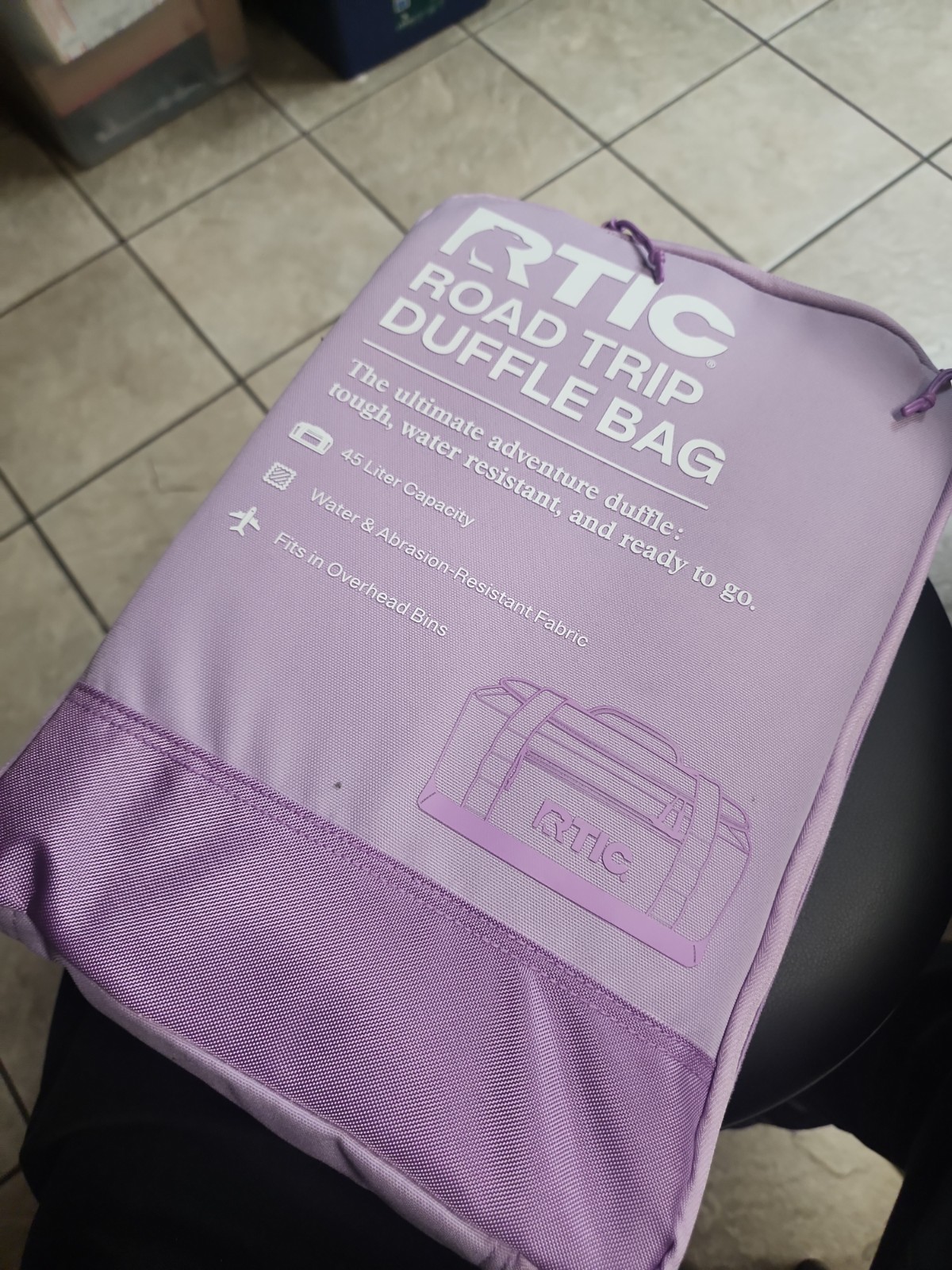 RTIC Outdoors Medium Carry On Structured Collapsible Duffel Bag – Lavender