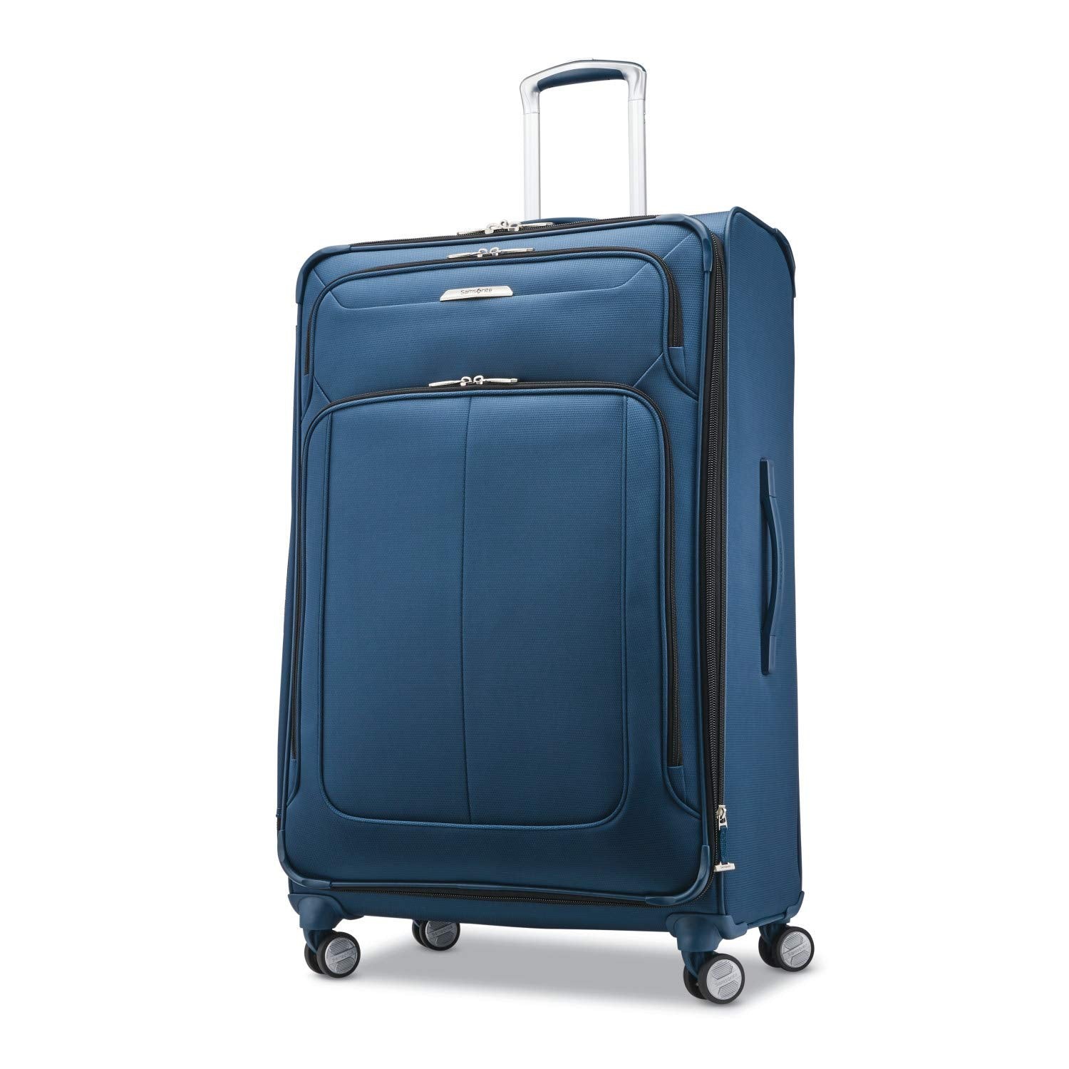 Samsonite SoLyte DLX 29-Inch Expandable Spinner Blue Checked Large 29 Inch U2