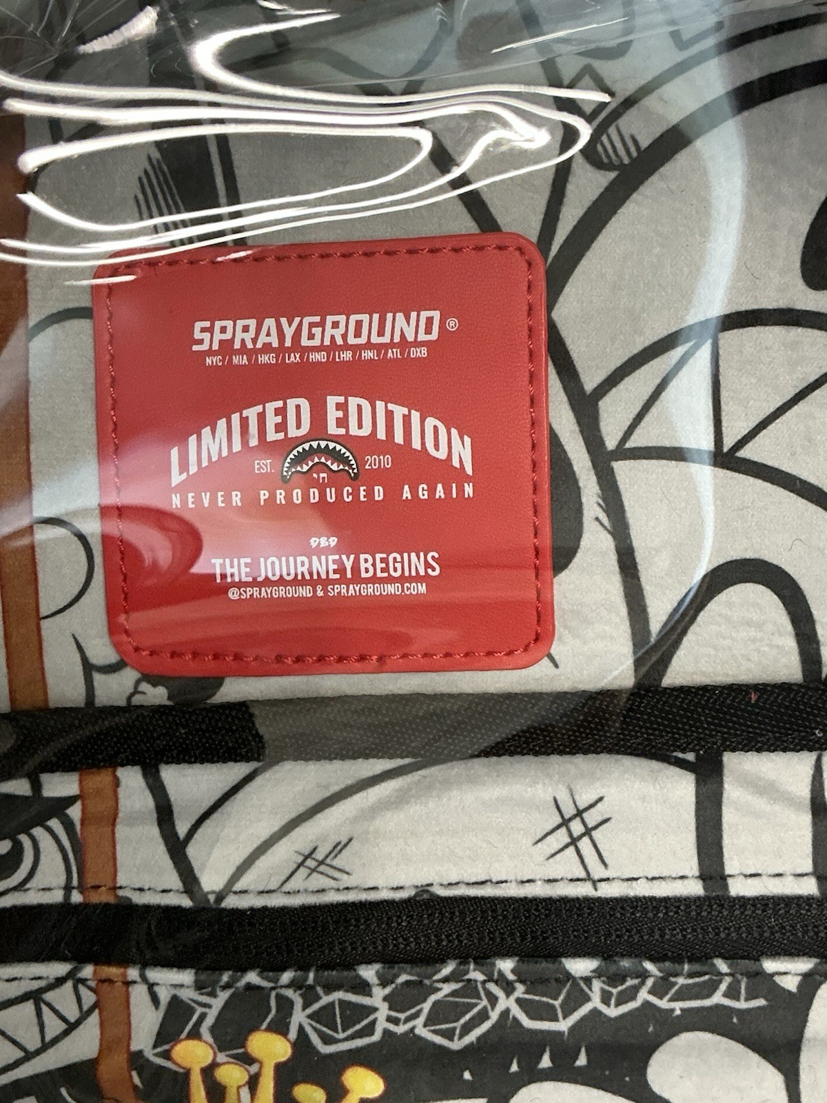 Sprayground Astromane Clear DLX Backpack Limited Edition 2026 Authentic