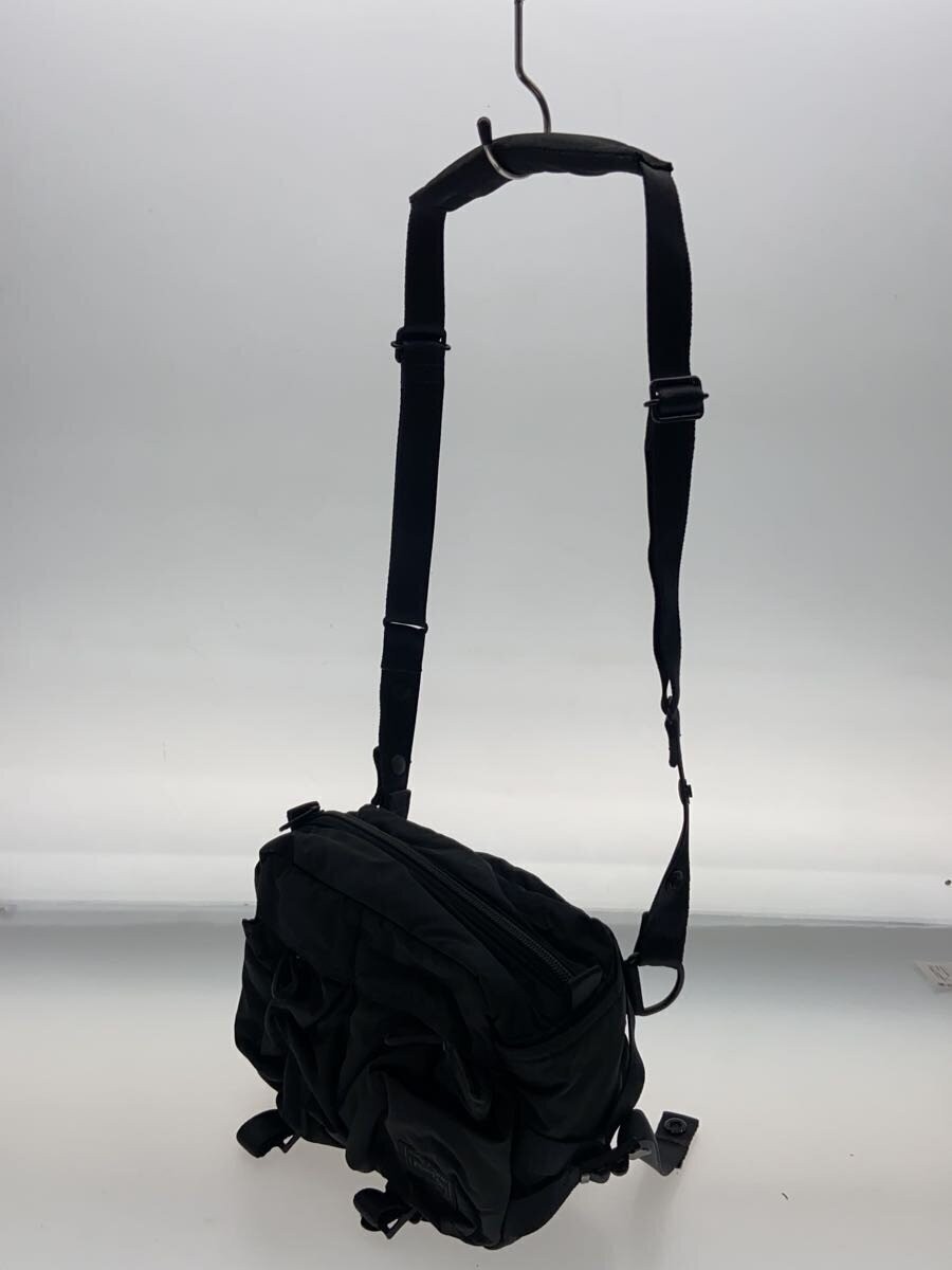 Authentic Porter Senses Nylon Shoulder Bag Black 10cm Depth 17cm Height 23cm Wid