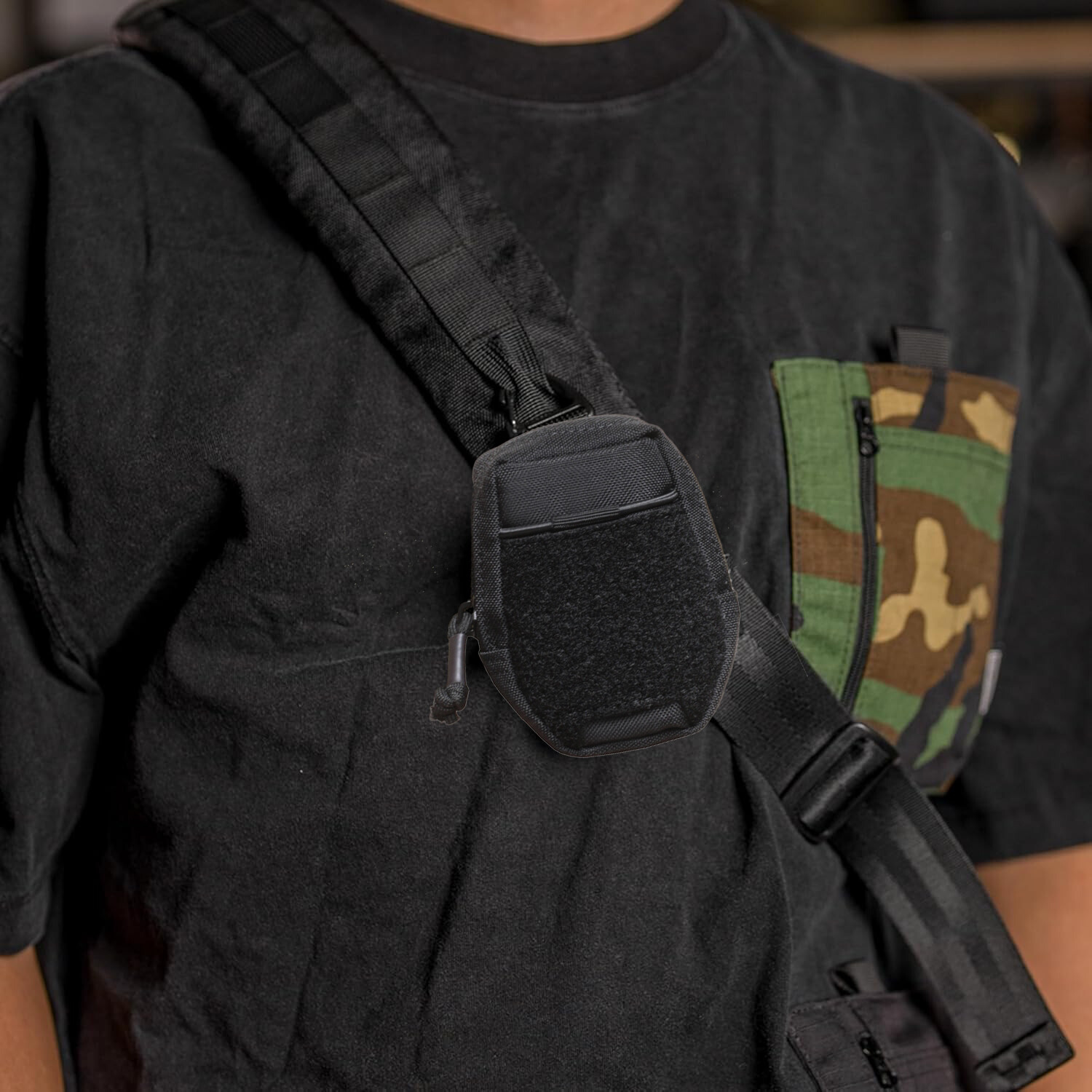 Tactical Molle Mini Size EDC Utility Storage Pouch Compact Coin Purse Organizer