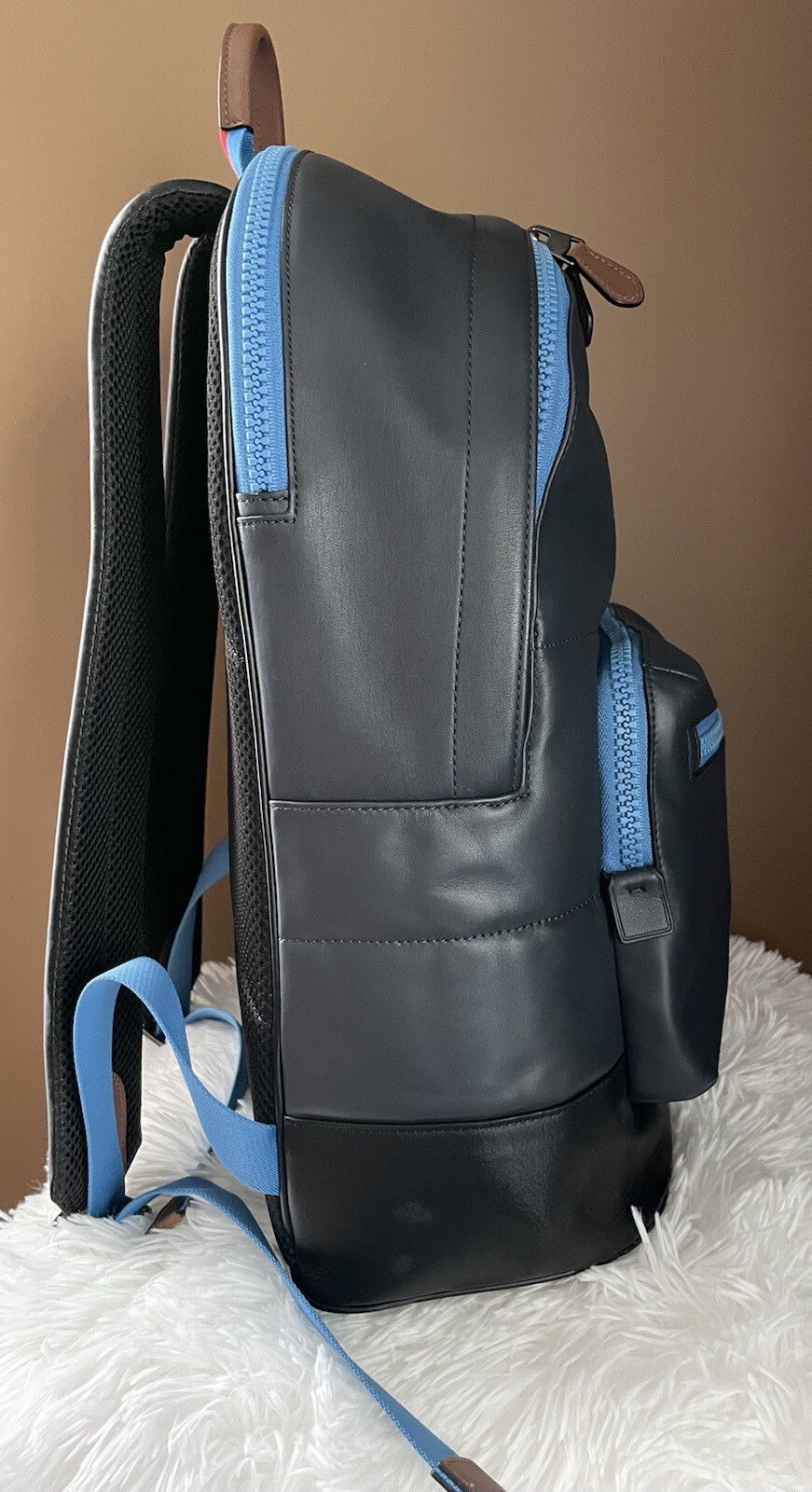 Coach West Backpack With Quilting Qb/Heather Grey Multi