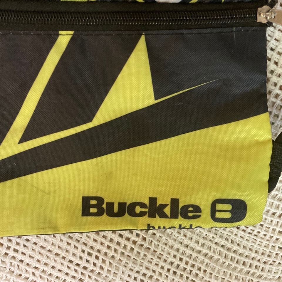 BUCKLE Backpack FOX Logo Ultra Lightweight Nylon LOGO Fox Green Yellow Unisex