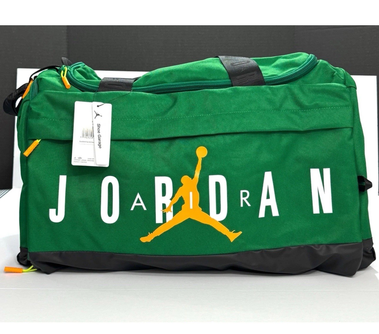 Nike Air Jordan Pine Green Duffle Bag Shoe Garage MM0920 Small