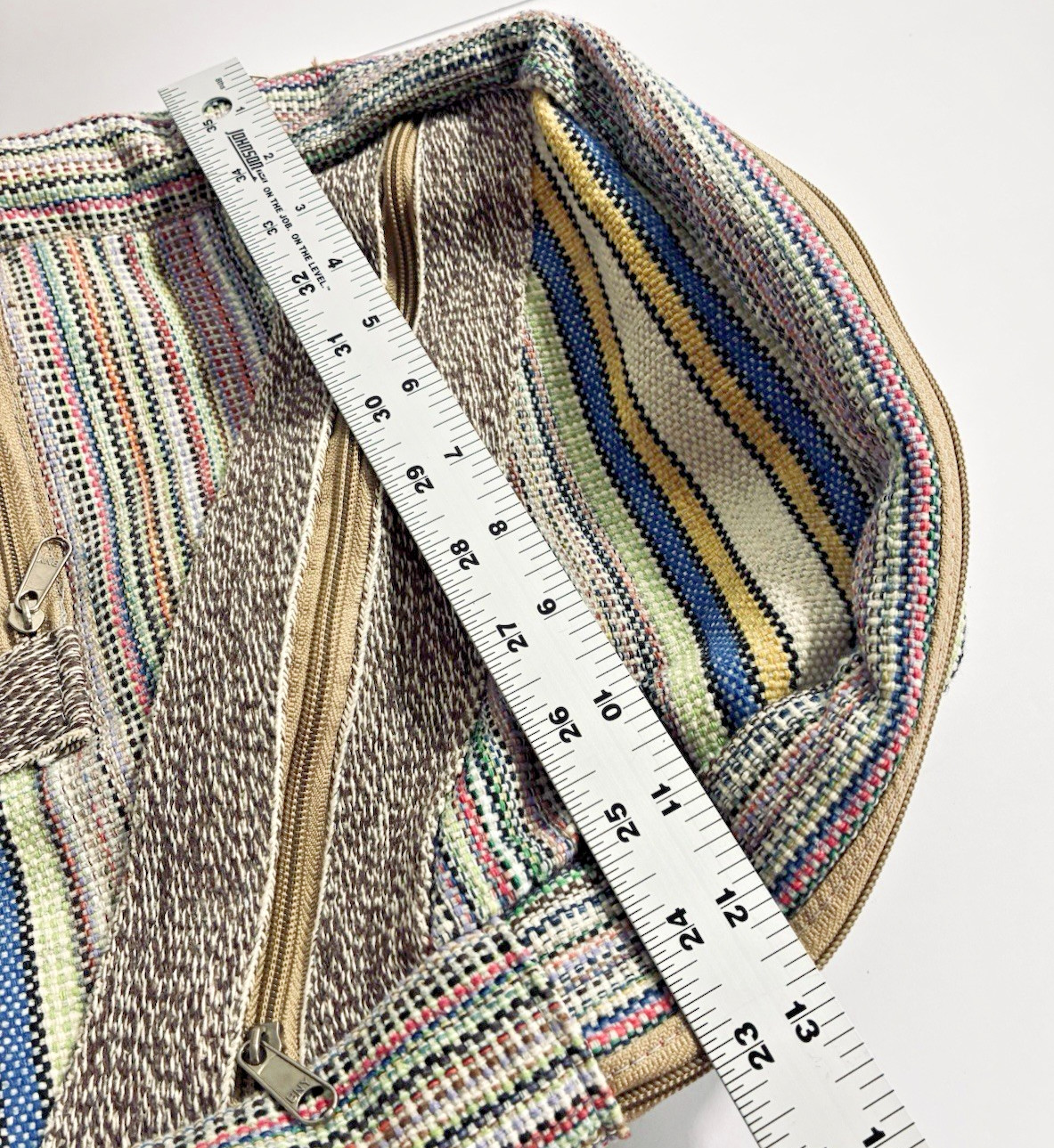 Woven Day Pack Hippie Baja Bag Hemp look Unbranded Festival Boho Never Used