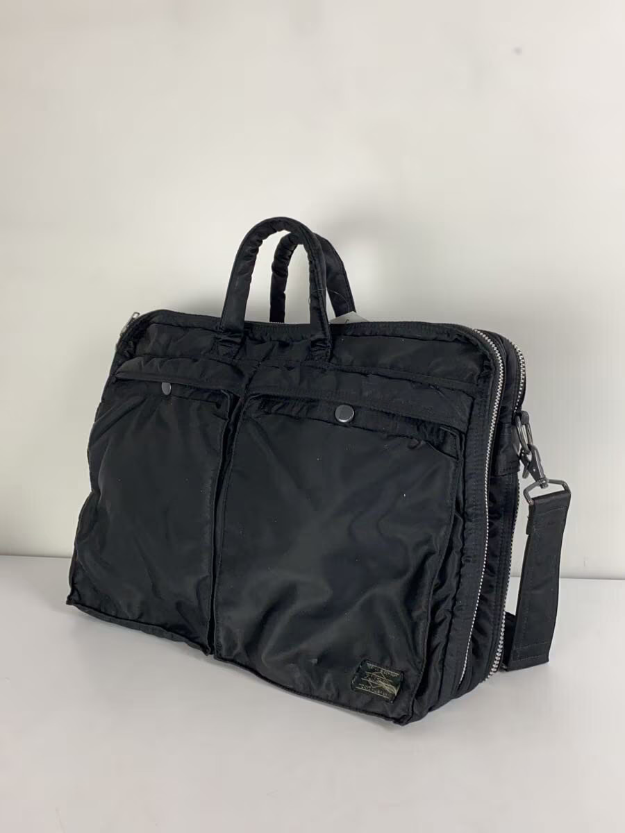 PORTER 2WAY DOCUMENT BAG W zip TANKER Black 622 15151