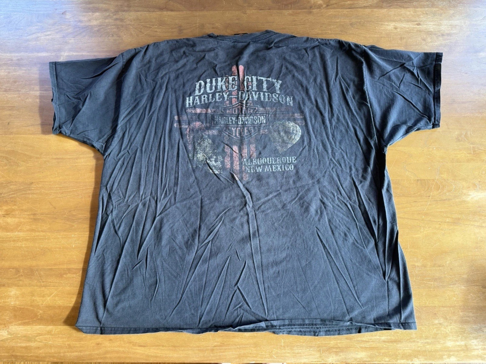 Harley Davidson Motorcycle 2012 New Mexico Skull Duke City T-Shirt Men’s 3XL