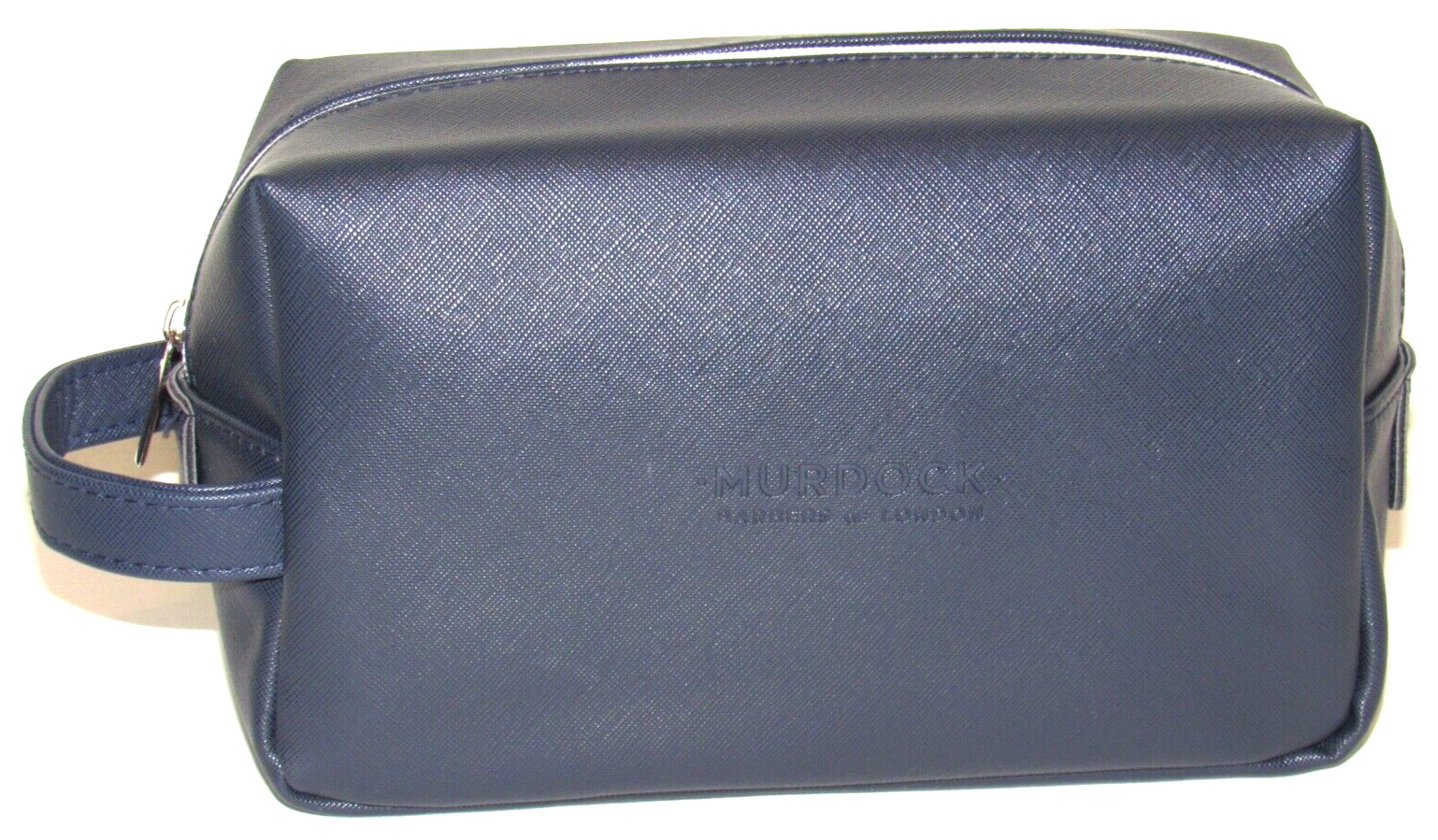 Murdock London Toiletry Travel Dopp Wash Bag Case Navy Blue Mens Lined NEW