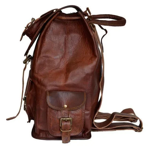 Bag Leather Backpack Men S Laptop Satchel Genuine Rucksack Shoulder Bag
