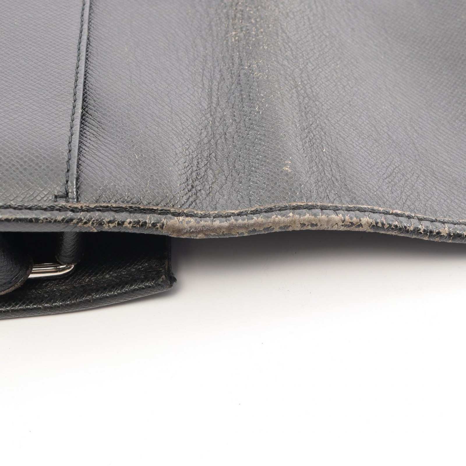 LOUIS VUITTON Andrei Shoulder Crossbody Bag M32482 Taiga leather Ardoise Used LV
