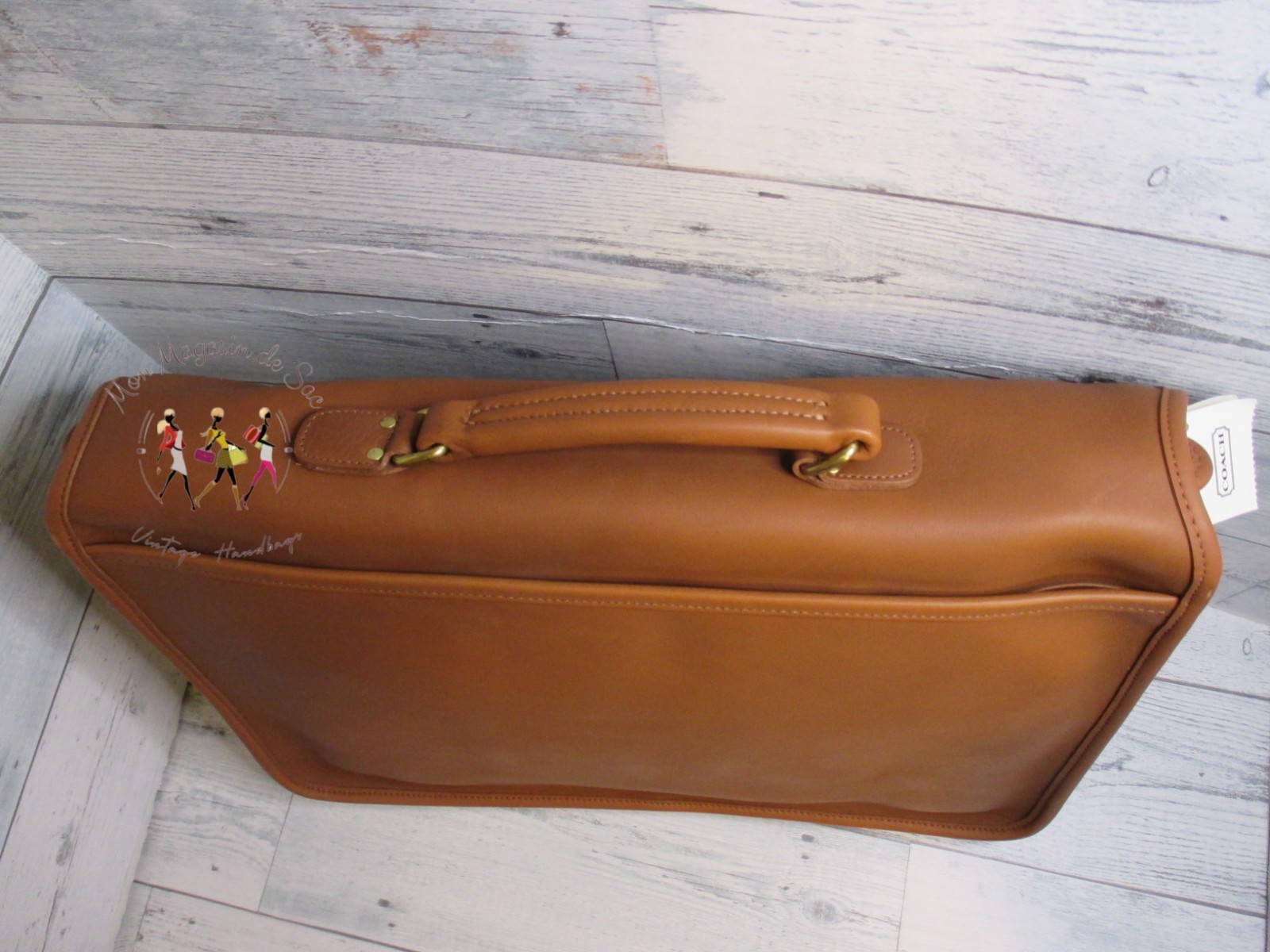 COACH Vintage British Tan Metropolitan Messenger Bag New w/Tags In-Box, Mint