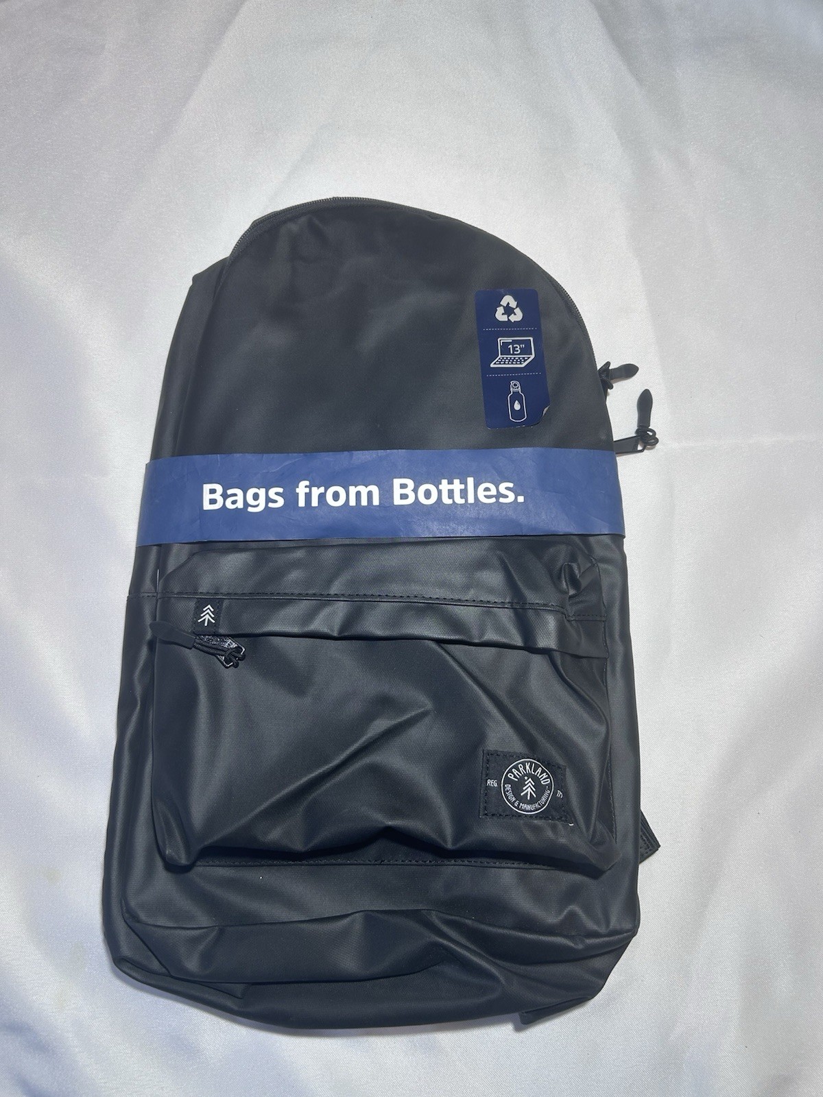 Parkland eco-Friendly Bags From Bottles Black Backpack