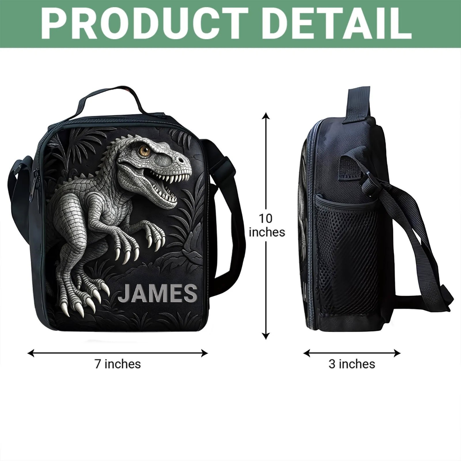 Custom Dinosaur Kid Backpack School Bookbag Boy Back To School Dinosaur Bag Kids