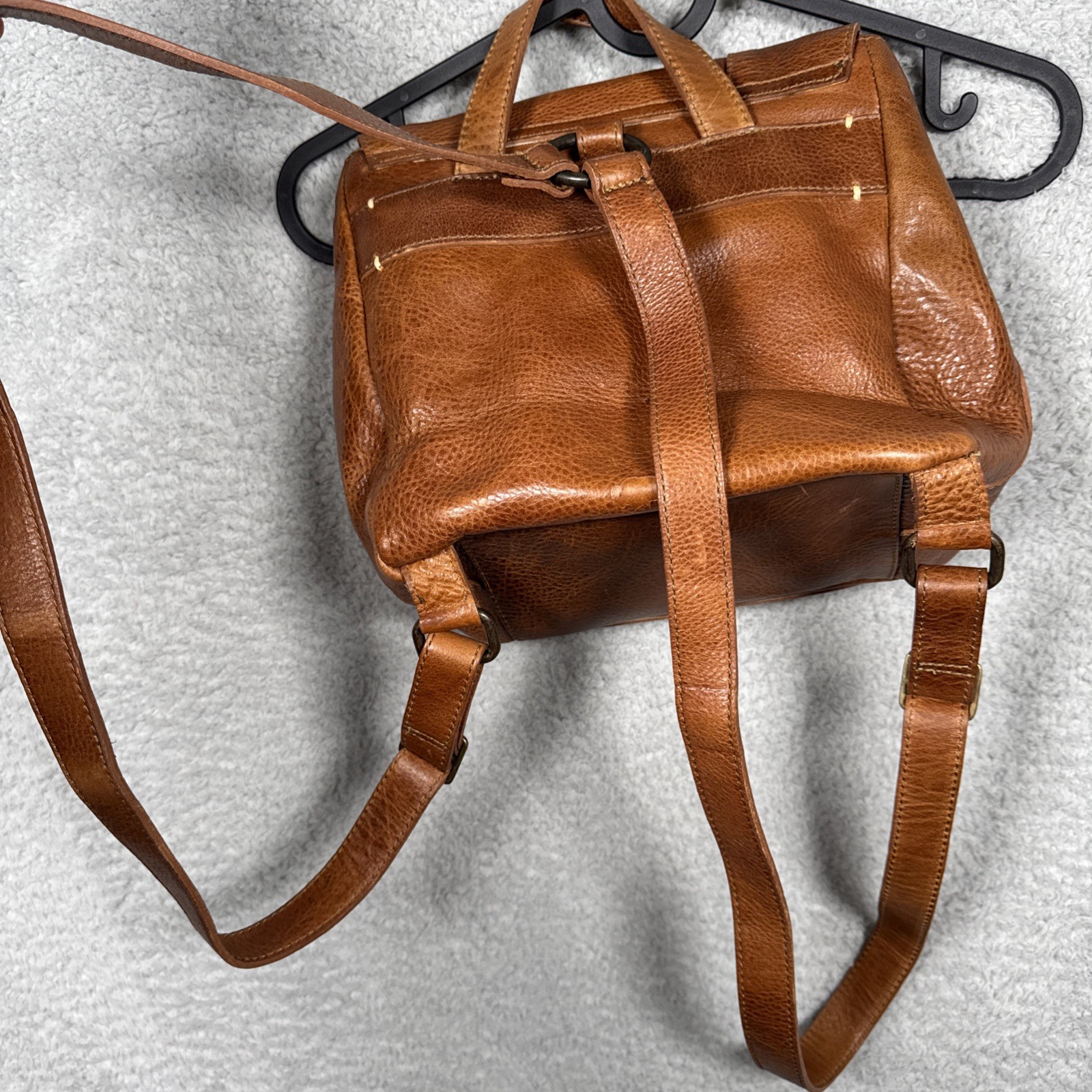Buffalo Jackson Leather BACKPACK Brown Womens excellent condition
